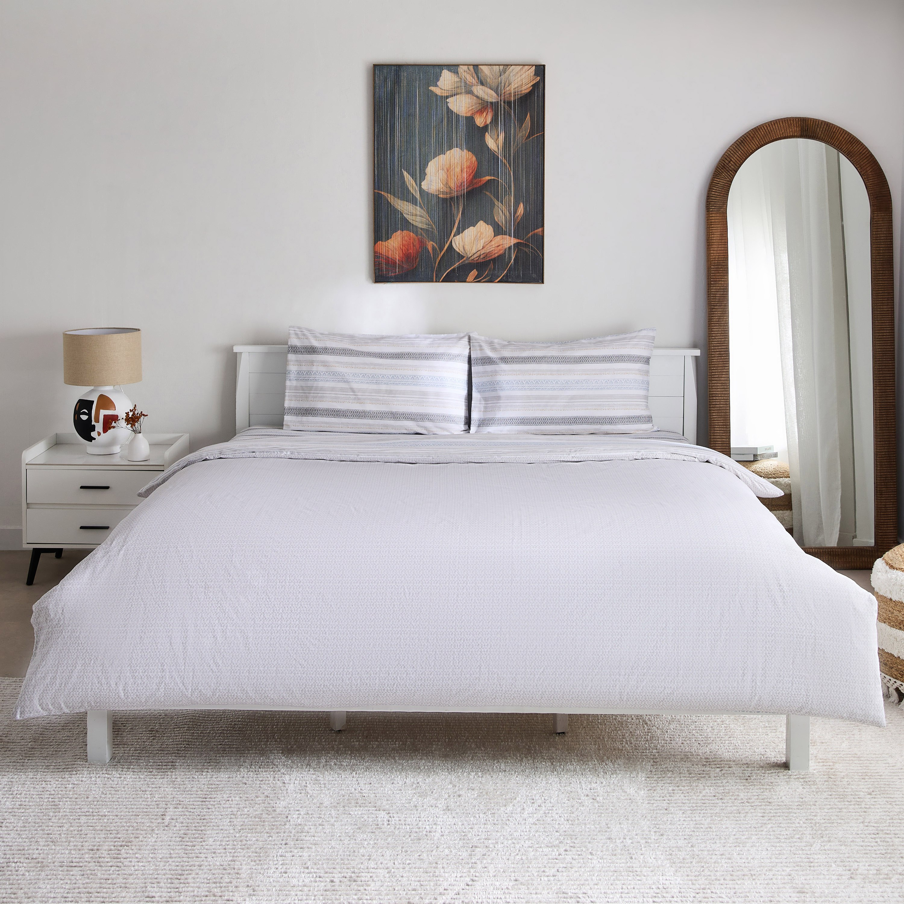 Albania Oran 3-Piece Polycotton Printed Queen Duvet Cover Set - 220x220 cm-hbxhomeware-hbxbedroom-image-4