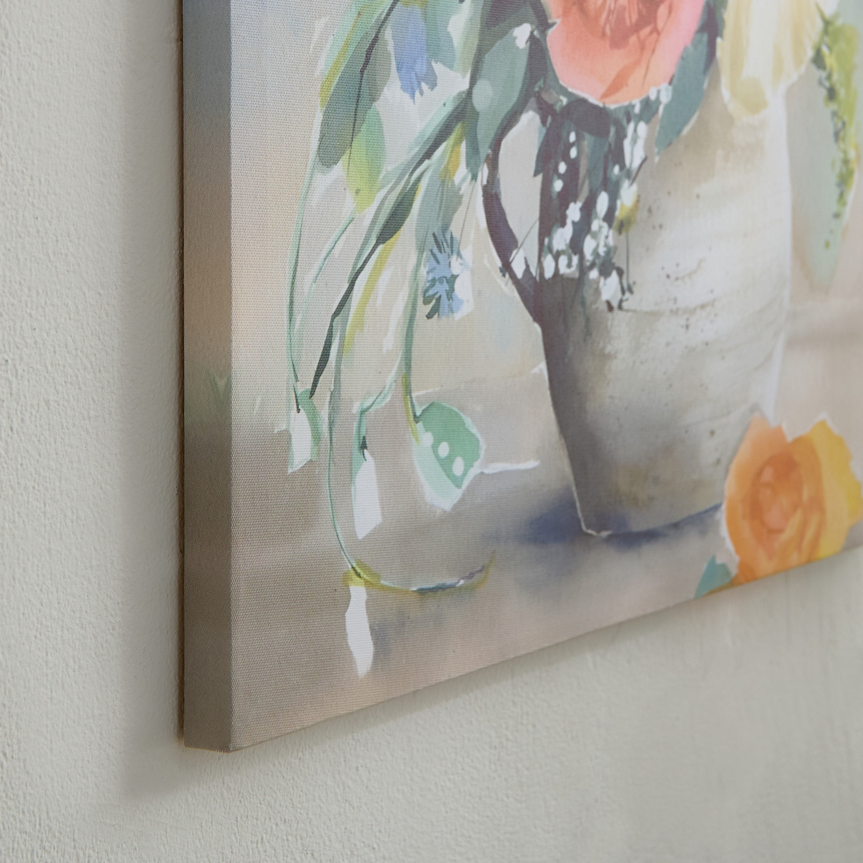 Elmer Canvas Printed Flowerpot Framed Picture - 40x40x1.8 cm-PROMO_HB_AE_B1G1_250925-image-3