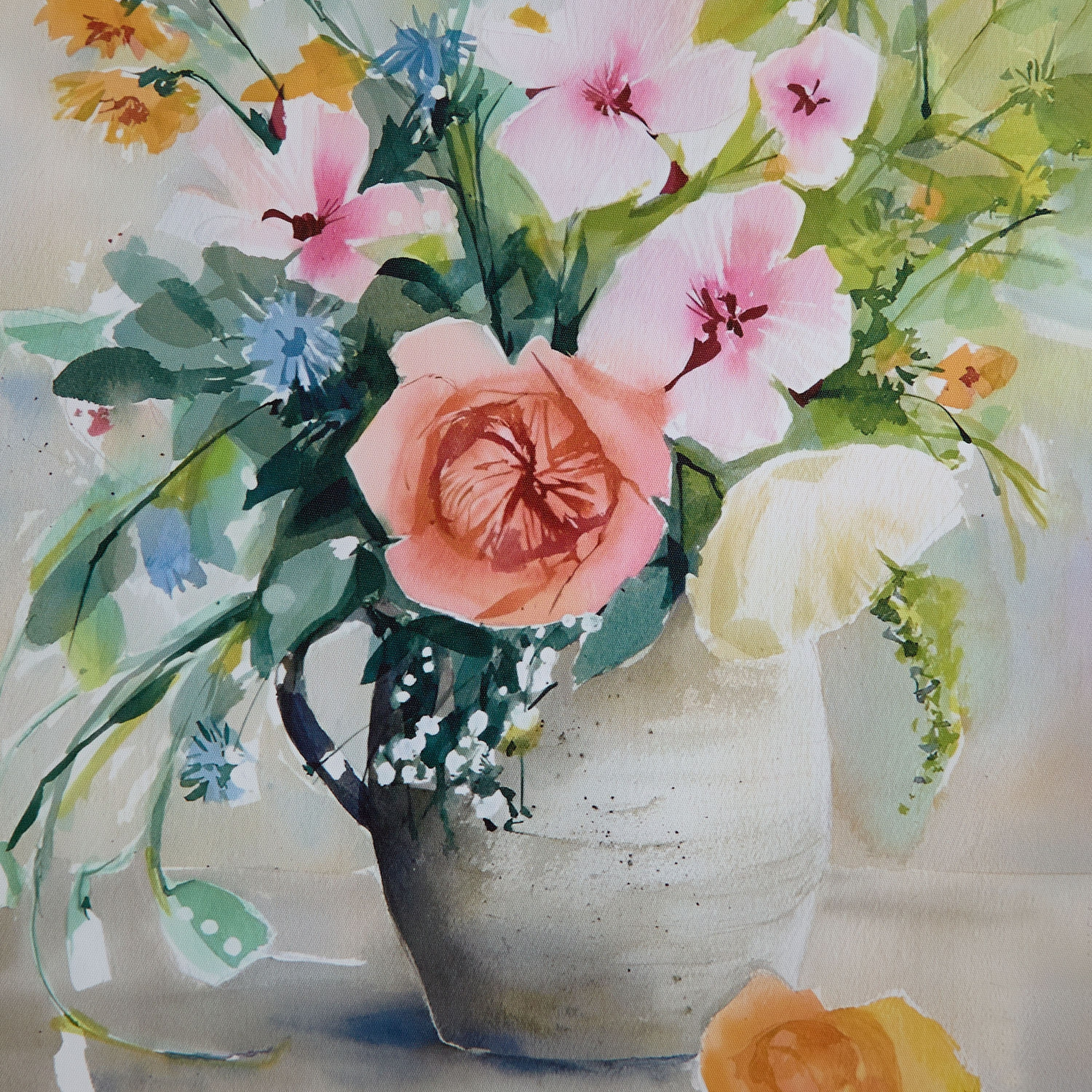 Elmer Canvas Printed Flowerpot Framed Picture - 40x40x1.8 cm-PROMO_HB_AE_B1G1_250925-image-4