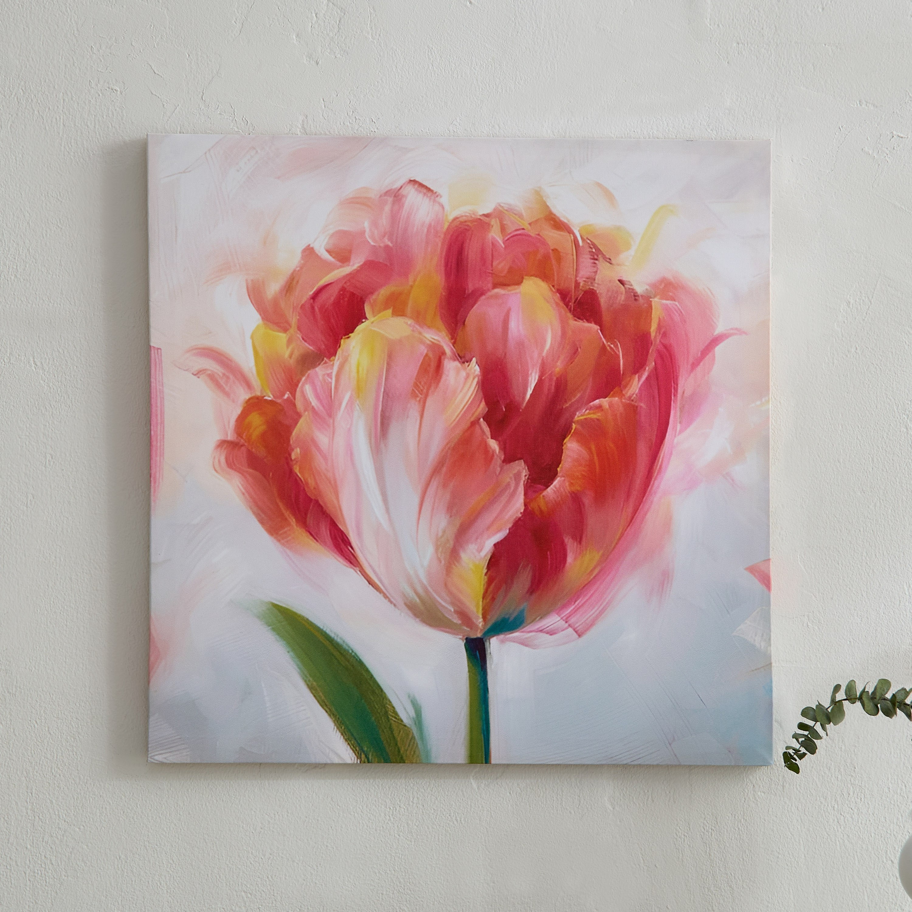 Elmer Canvas Printed Flower Framed Picture - 40x40x1.8 cm-hbxhomeware-hbxdecorandfurnishings-image-2