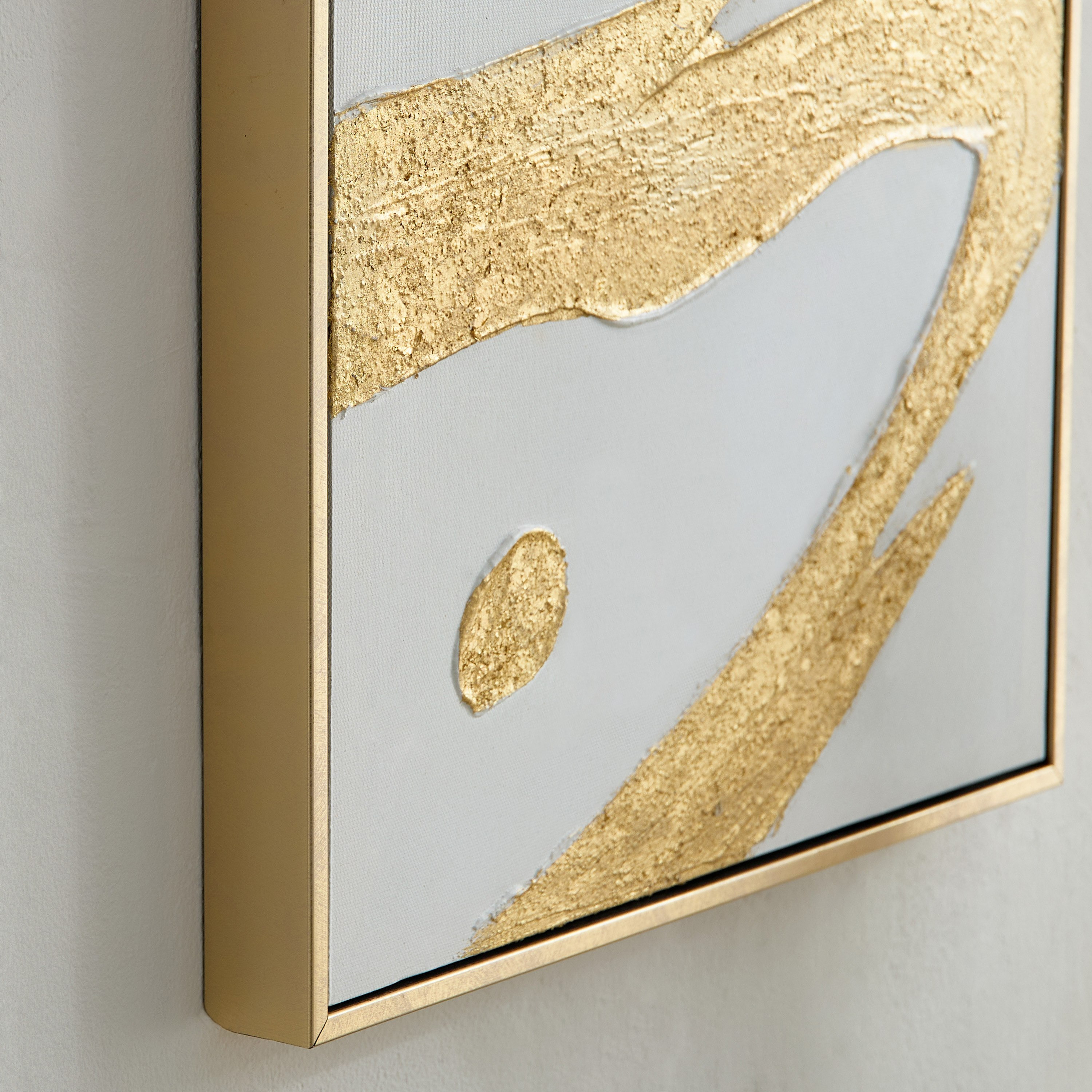 Nairobi Abstract Hand Painted Framed Wall Art - 42x4x42 cm-hbxhomeware-hbxdecorandfurnishings-image-3