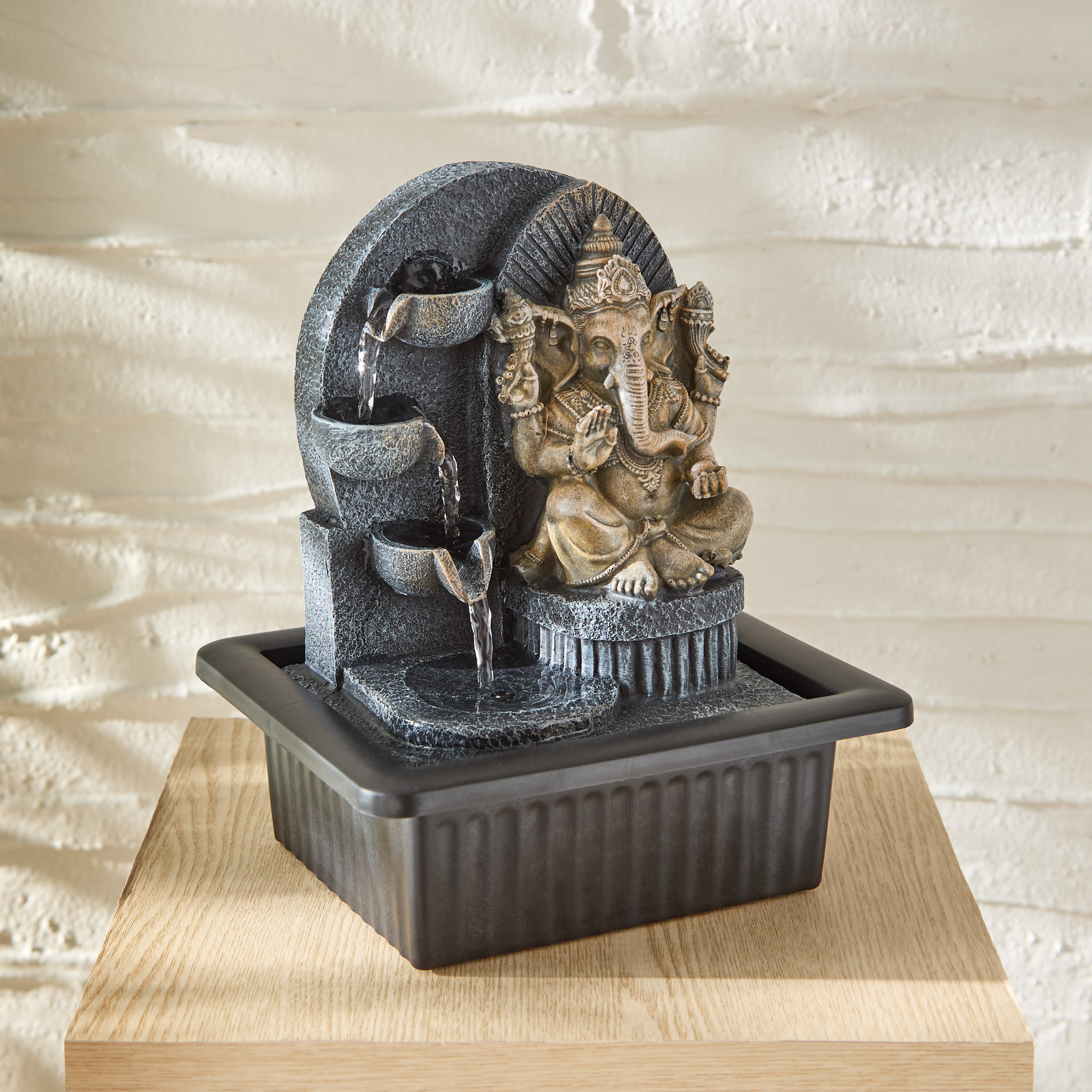 Belen Ganesha Fountain with LED - 27x17x25 cm-PROMO_HB_AE_B1G1_250925-image-1
