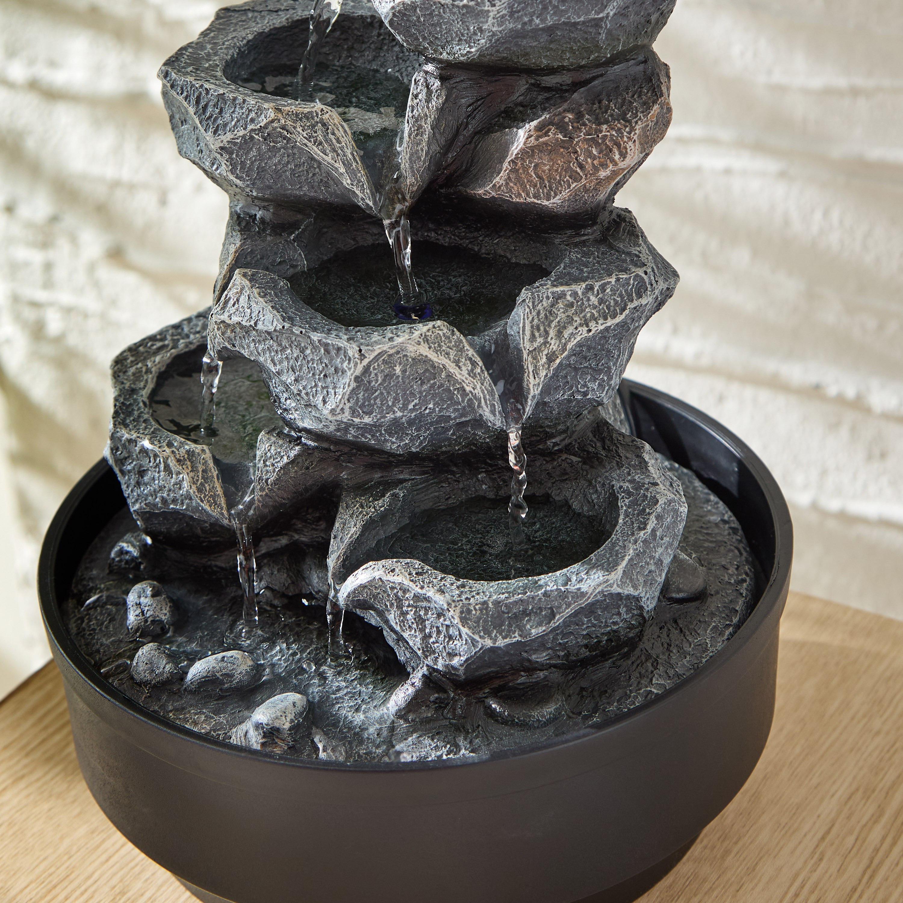 Belen Nature Fountain with LED Head - 21x21x27 cm-hbxhomeware-hbxdecorandfurnishings-image-3