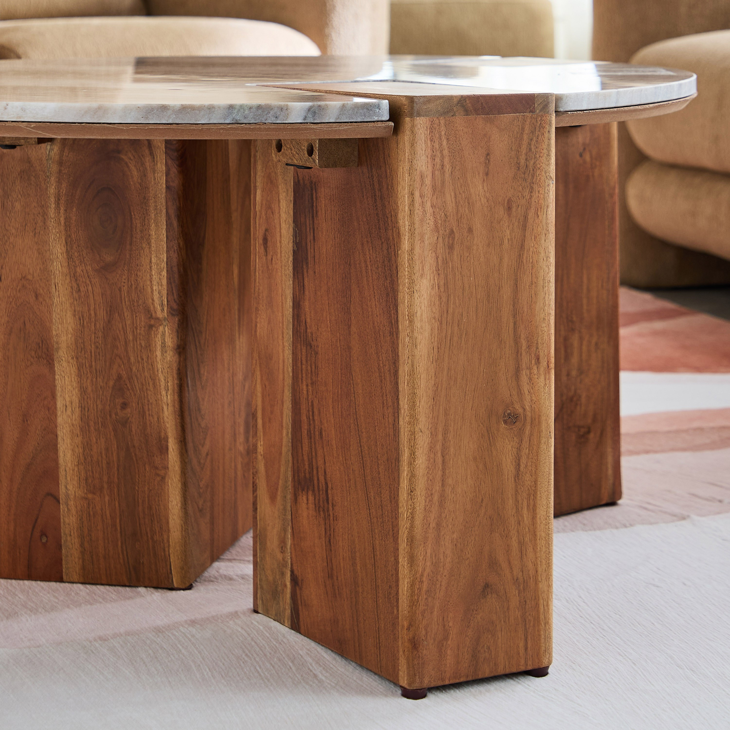 Cavon Seoul Genuine Marble Top Round Coffee Table-PROMO_HB_UAE_HBX10_250526-image-4