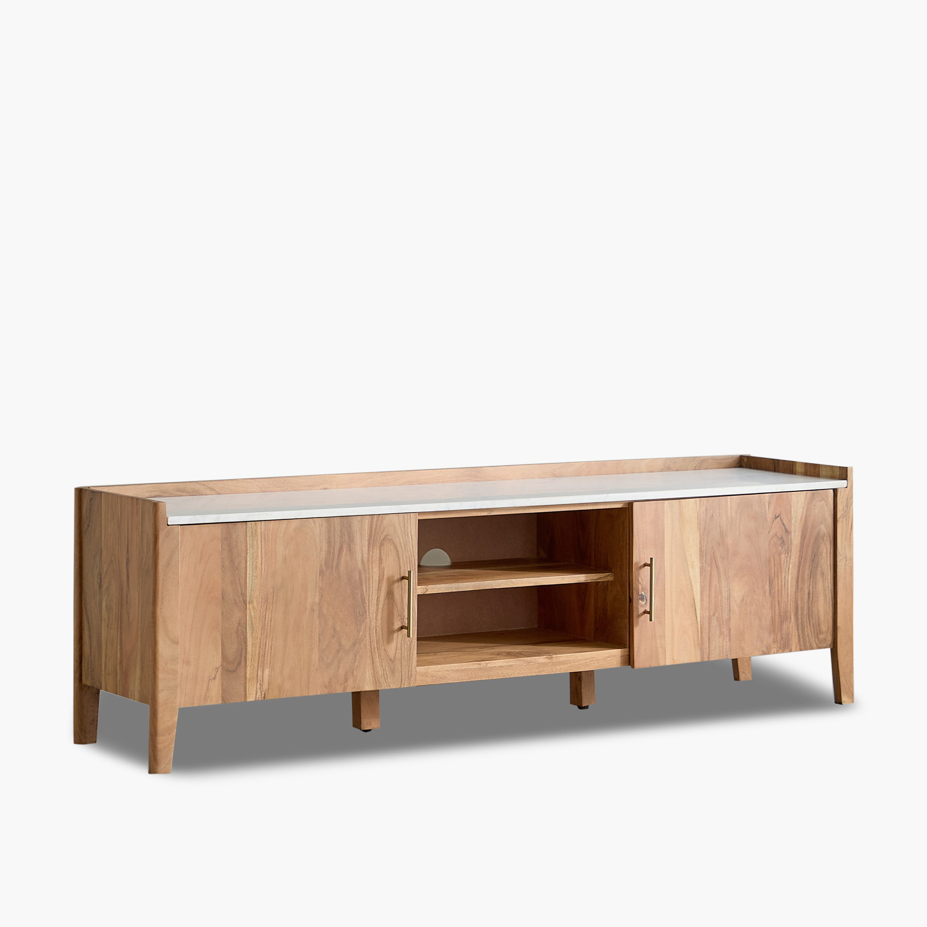 Vendra Midtown 1.6 meter Genuine Marble Top TV Unit for TVs Up to 70 inches-hbxlivingroom-mediaunitsandstorage-tvunits-image-12