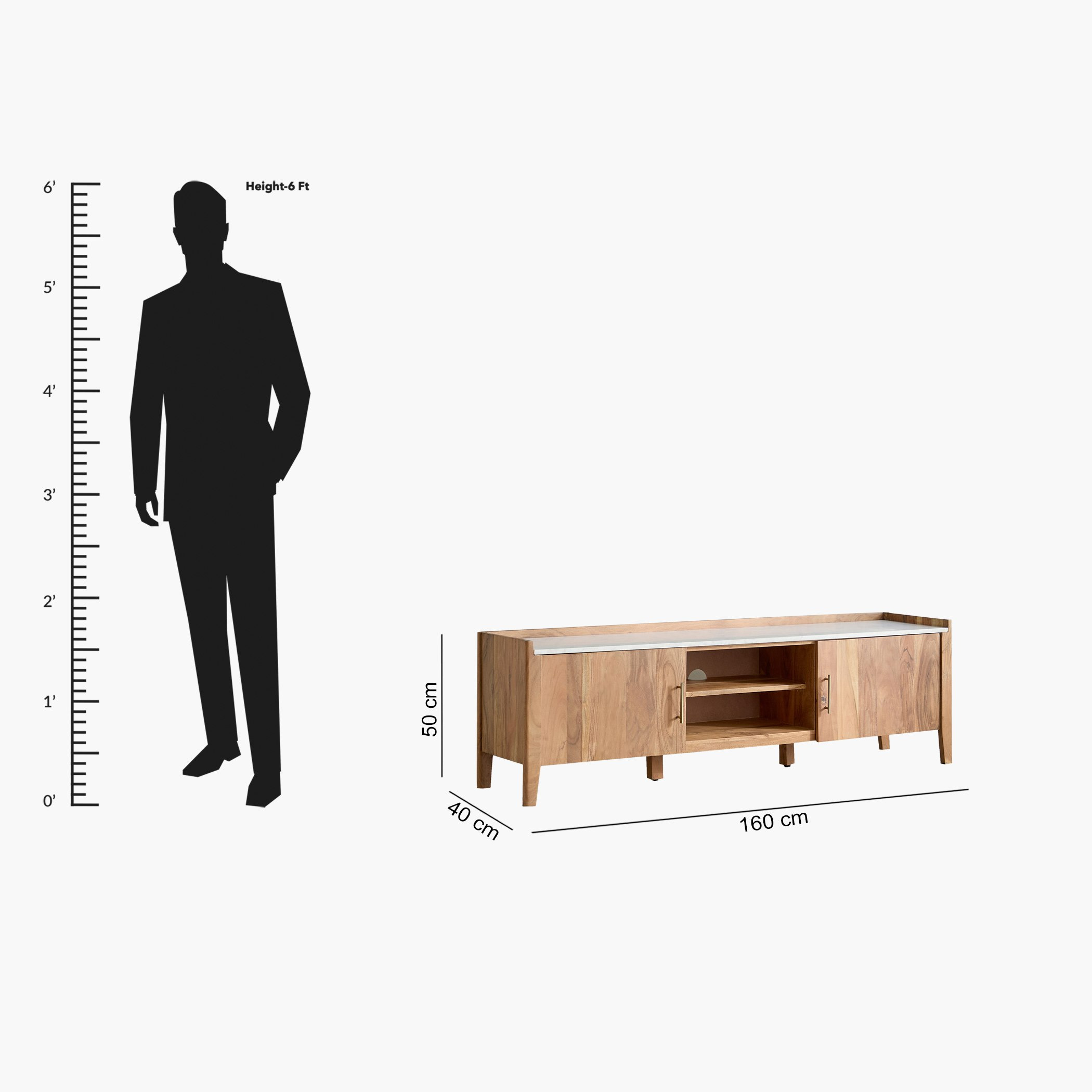 Vendra Midtown 1.6 meter Genuine Marble Top TV Unit for TVs Up to 70 inches-hbxlivingroom-mediaunitsandstorage-tvunits-image-13