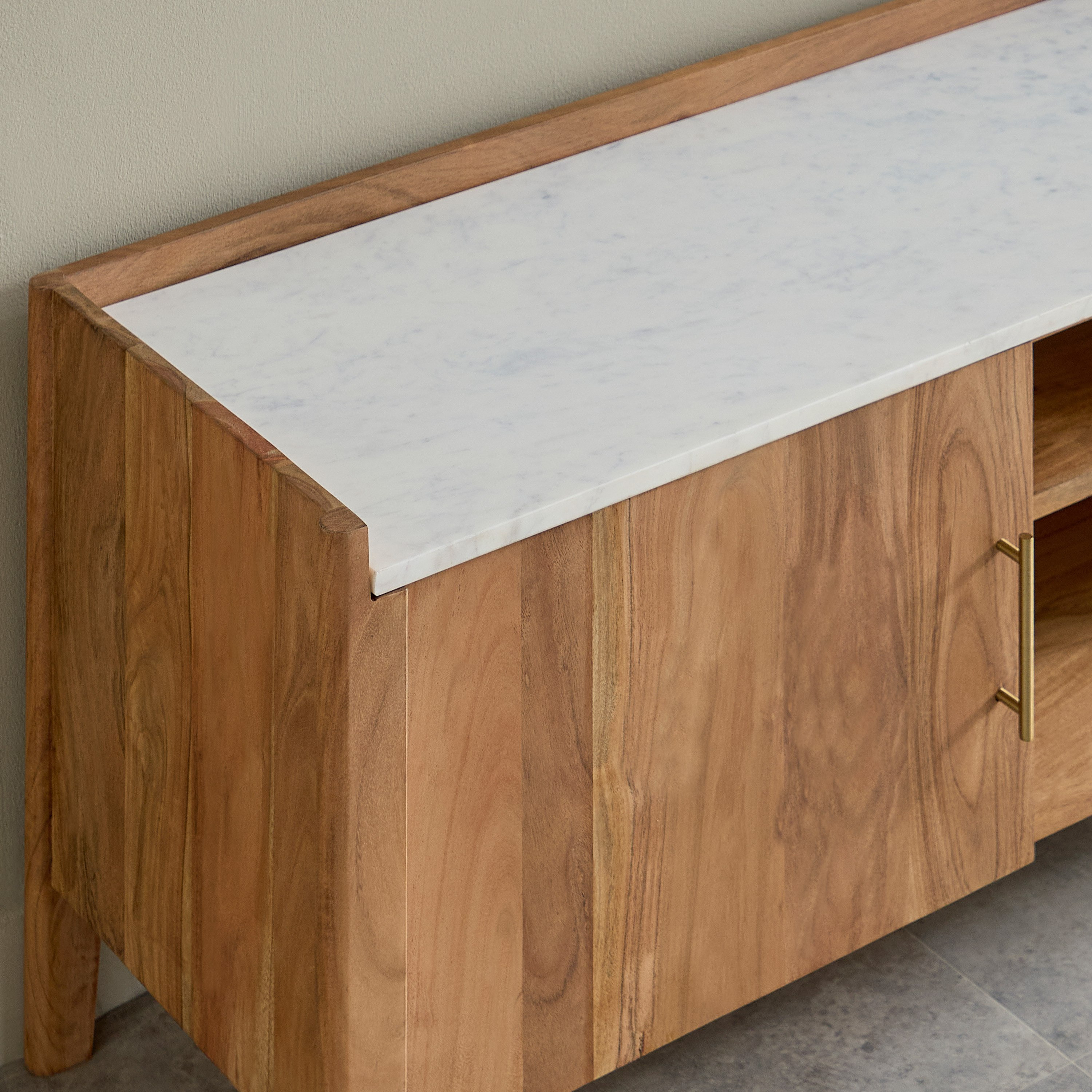 Vendra Midtown 1.6 meter Genuine Marble Top TV Unit for TVs Up to 70 inches-hbxlivingroom-mediaunitsandstorage-tvunits-image-7