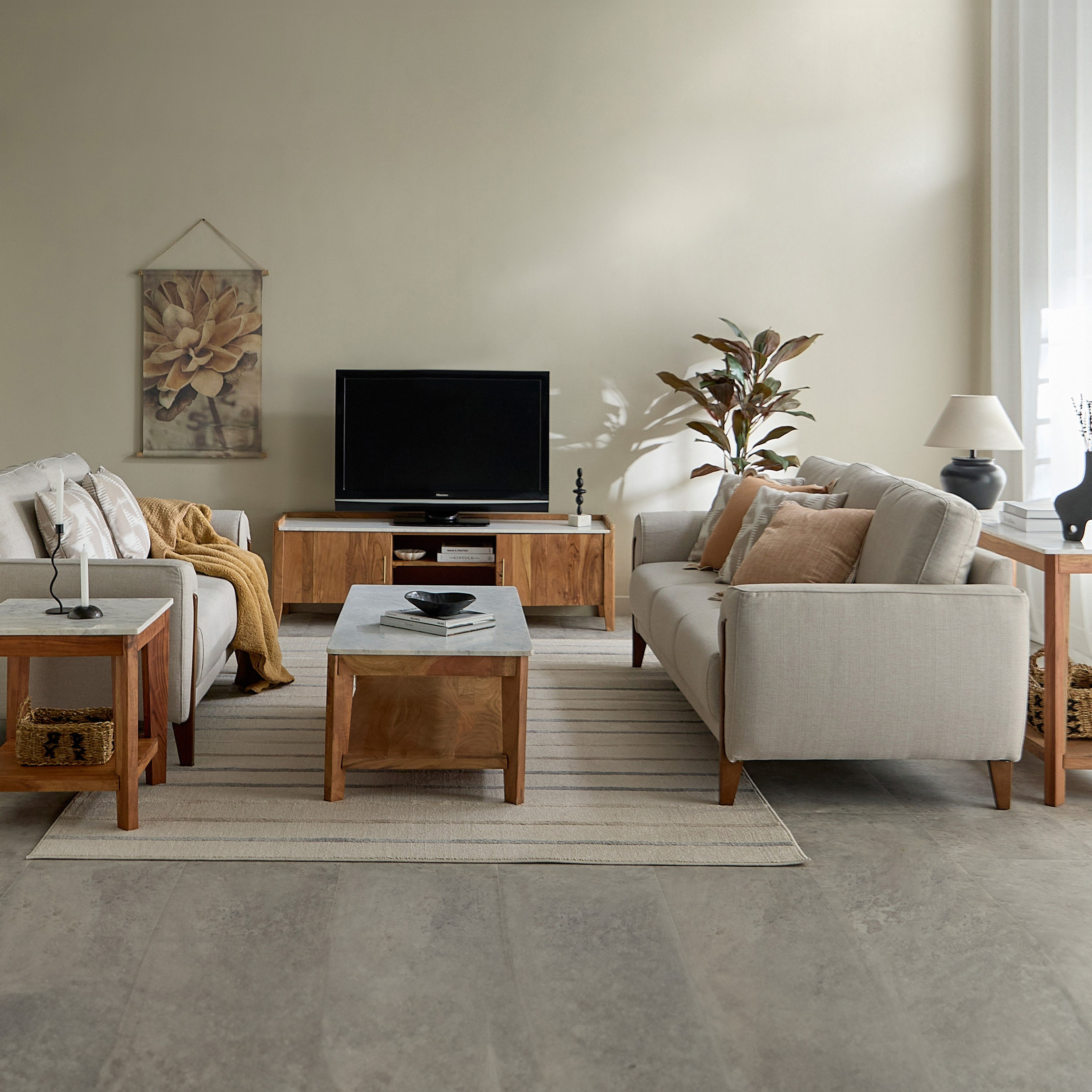 Vendra Midtown 1.6 meter Genuine Marble Top TV Unit for TVs Up to 70 inches-hbxlivingroom-mediaunitsandstorage-tvunits-image-11
