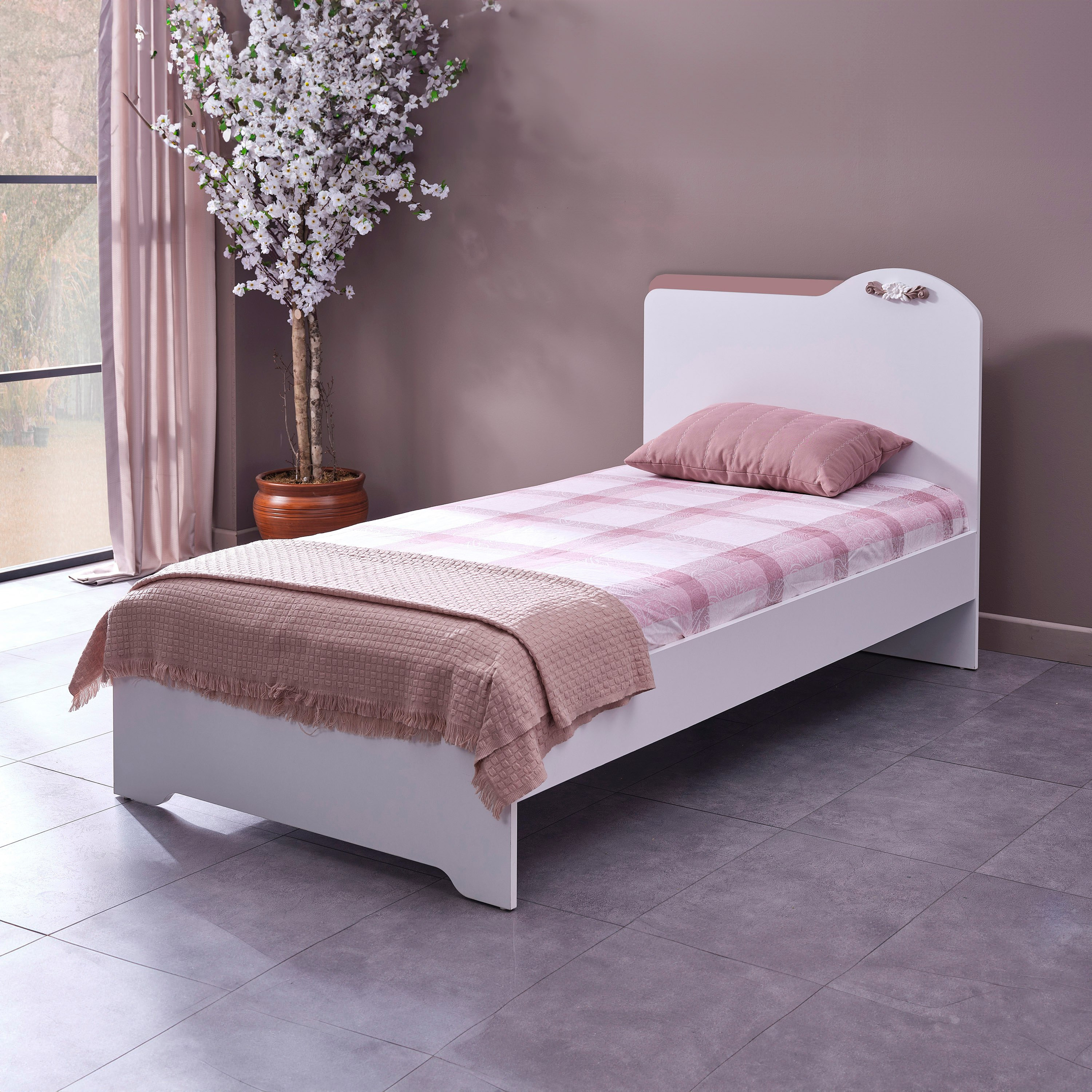 سرير فردي ذكي من بايد - 90x200 سم-hbxfurniture-bedsandbedsets-beds-single-image-1