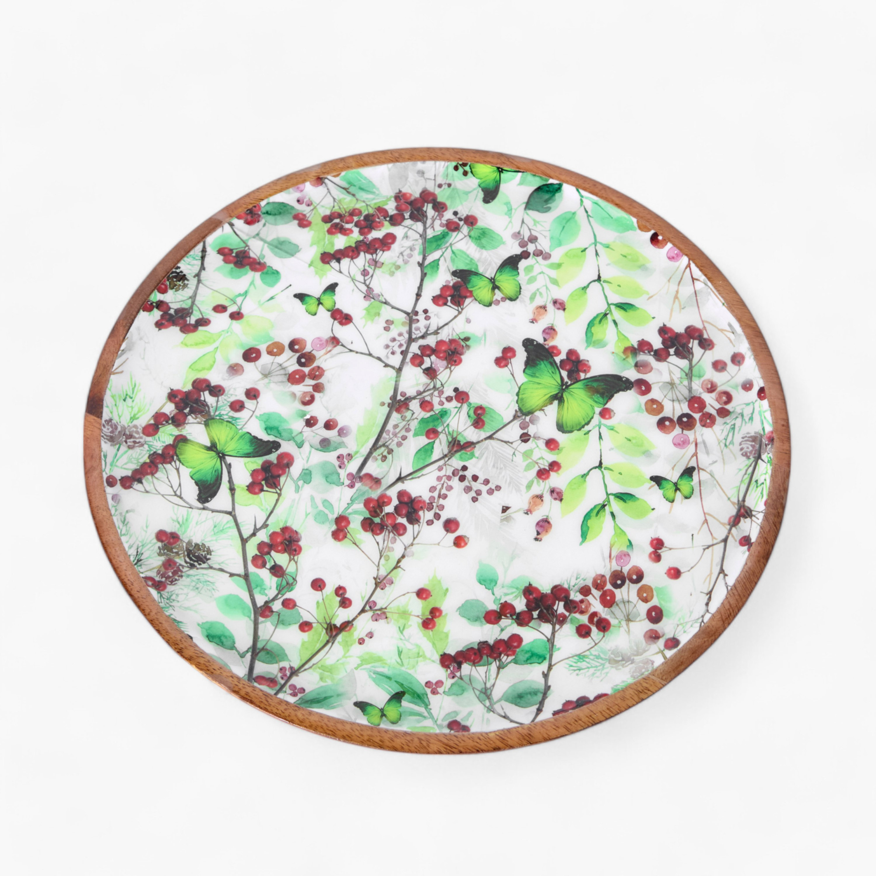 صحن خشبي من بيري - 27x27x1.5 سم-hbxdecorandfurnishings-tabletop-crockery-image-5