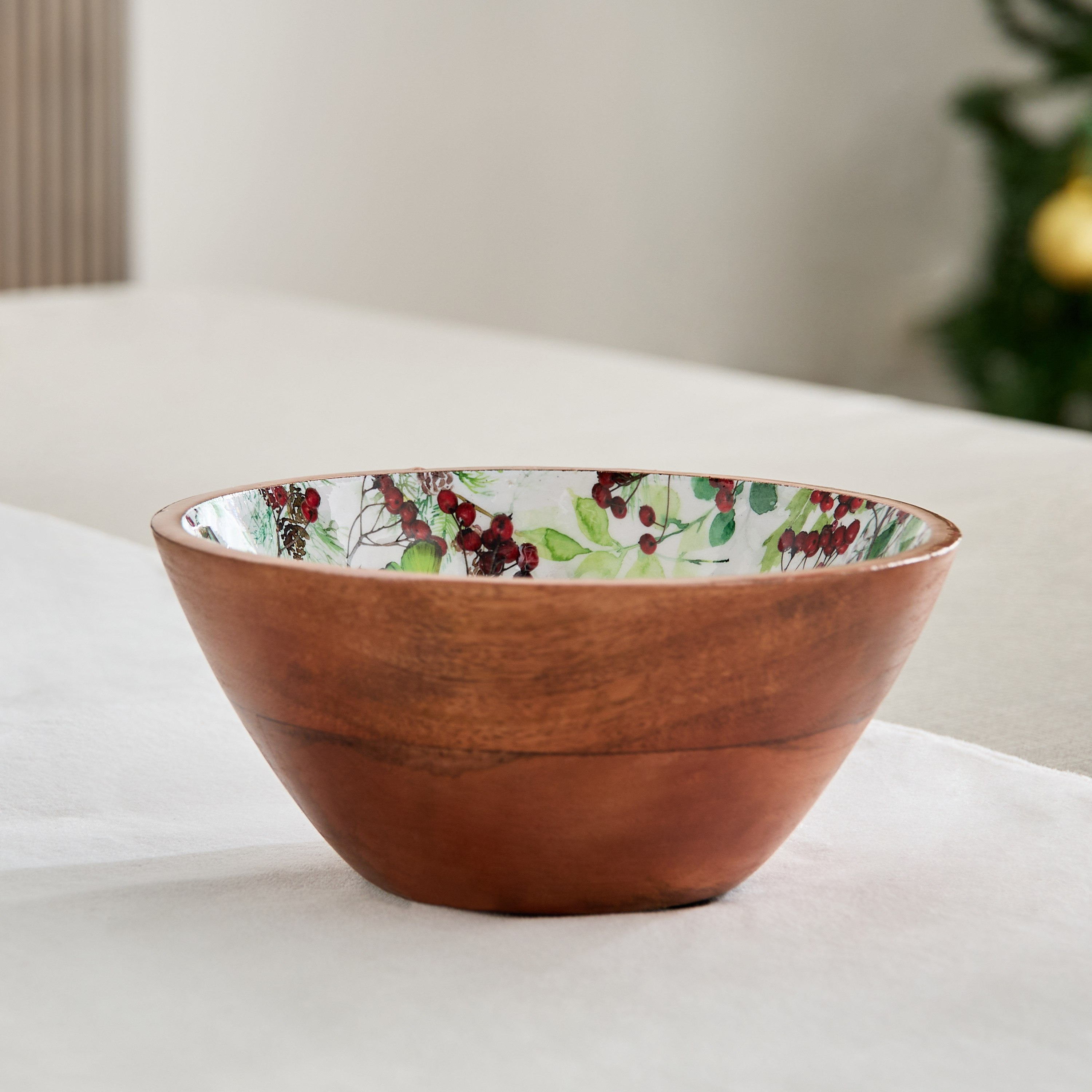 وعاء سلطة خشبي من بيري - 17x17x6.5 سم-hbxdecorandfurnishings-tabletop-serveware-image-2