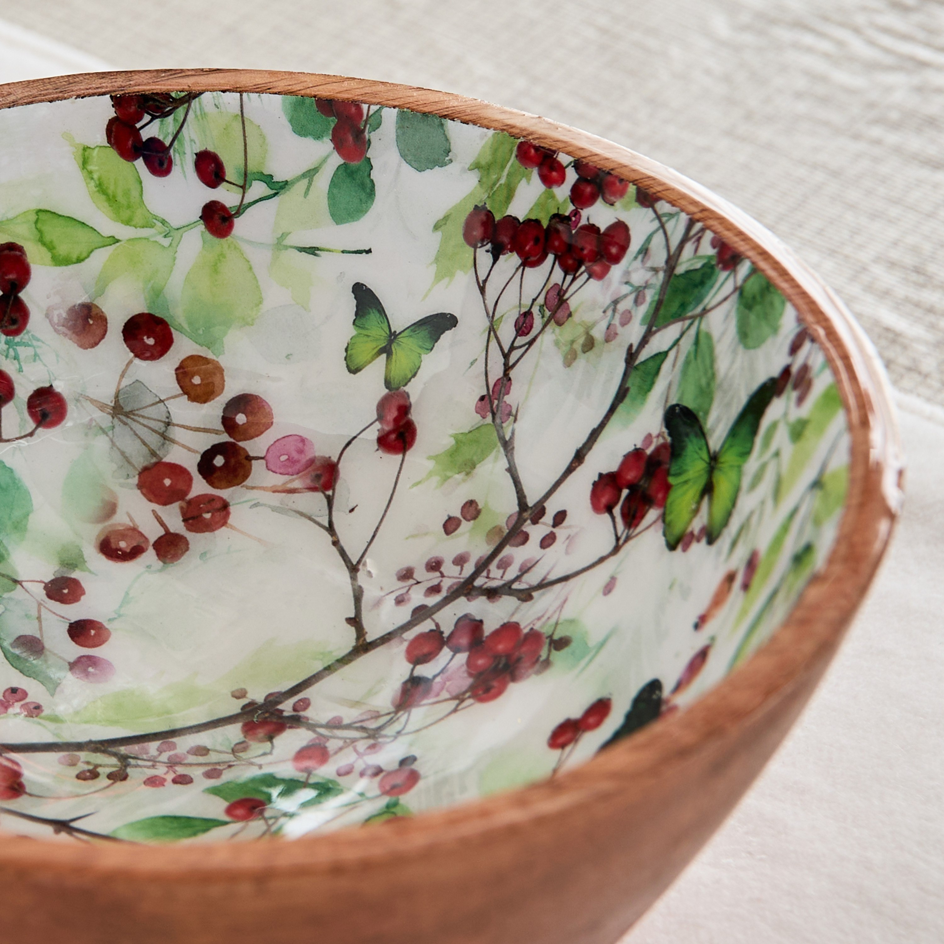 وعاء سلطة خشبي من بيري - 17x17x6.5 سم-hbxdecorandfurnishings-tabletop-serveware-image-3