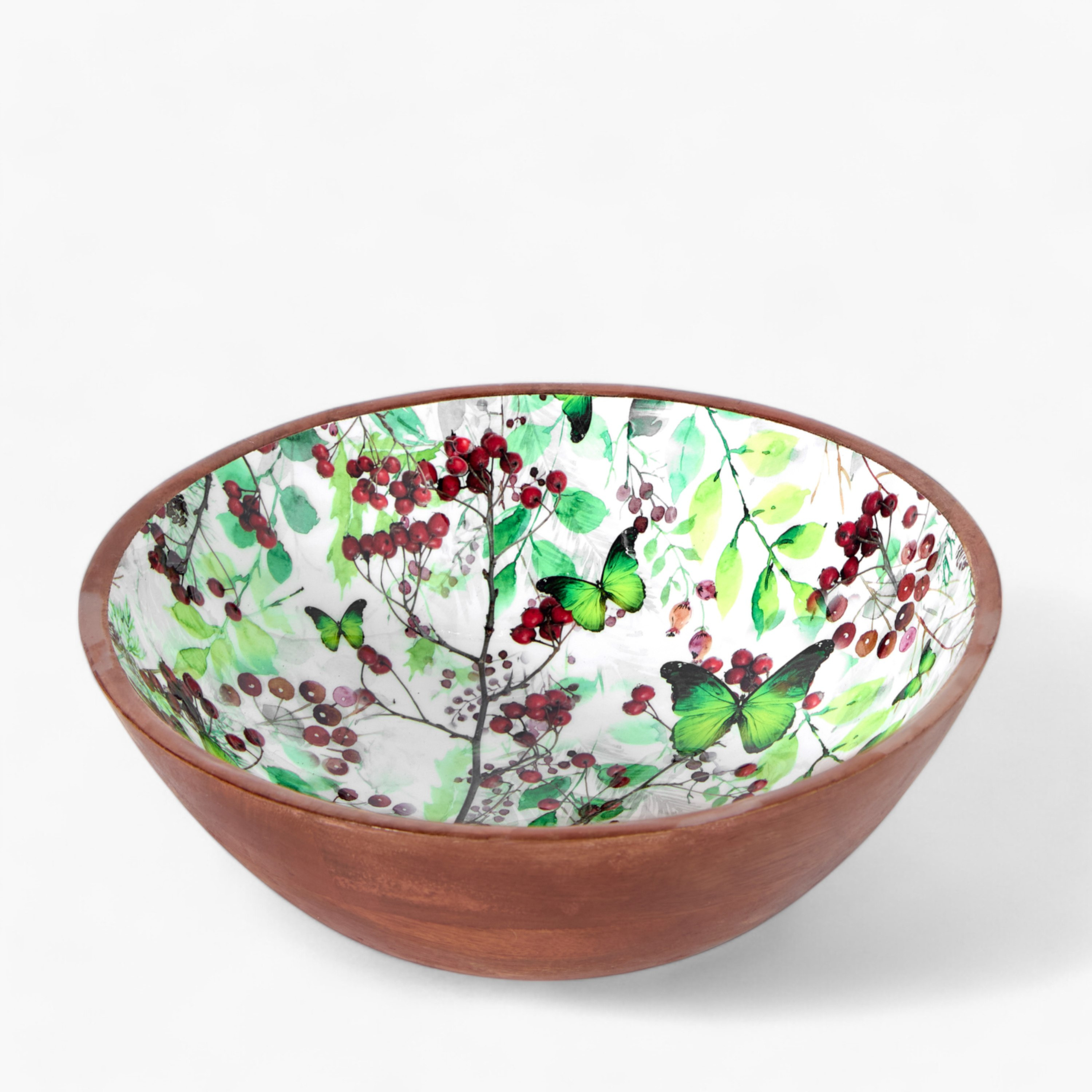 وعاء تقديم سلطة خشبي من بيري - 24x24x8 سم-hbxdecorandfurnishings-tabletop-serveware-image-5