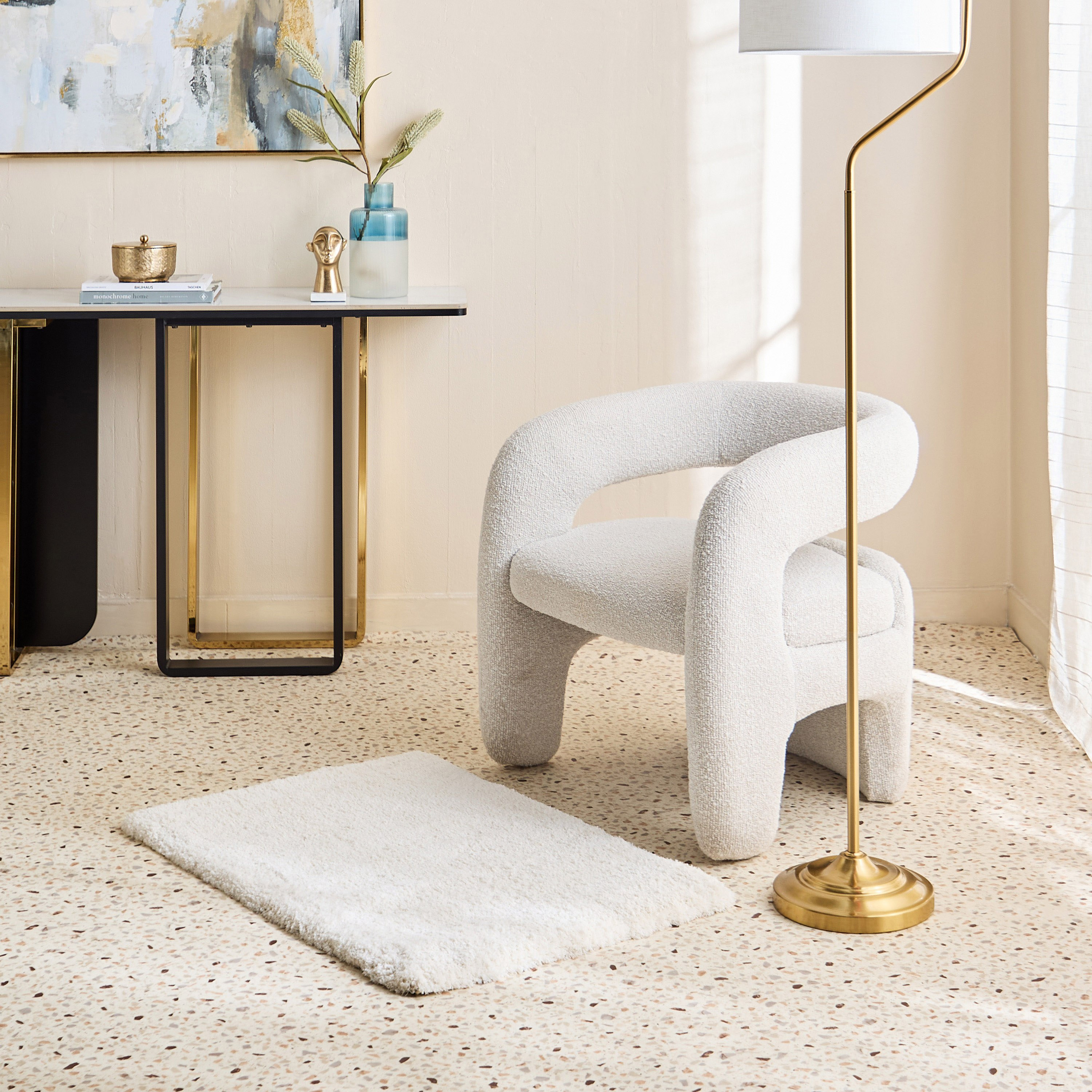 سجادة شاجي فائقة النعومة من ماسيو - 60x90 سم-hbxdecorandfurnishings-floorcoverings-rugs-image-1