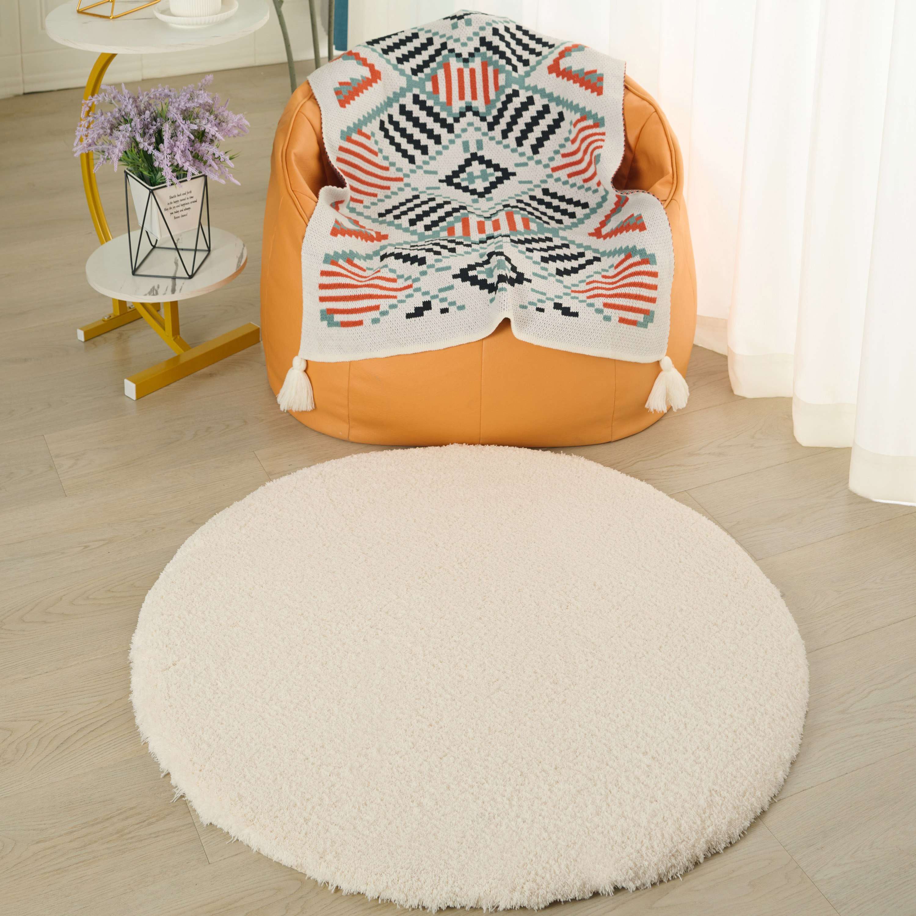 Macio Supersoft Shaggy Rug - 90 cm-hbxdecorandfurnishings-floorcoverings-rugs-image-1