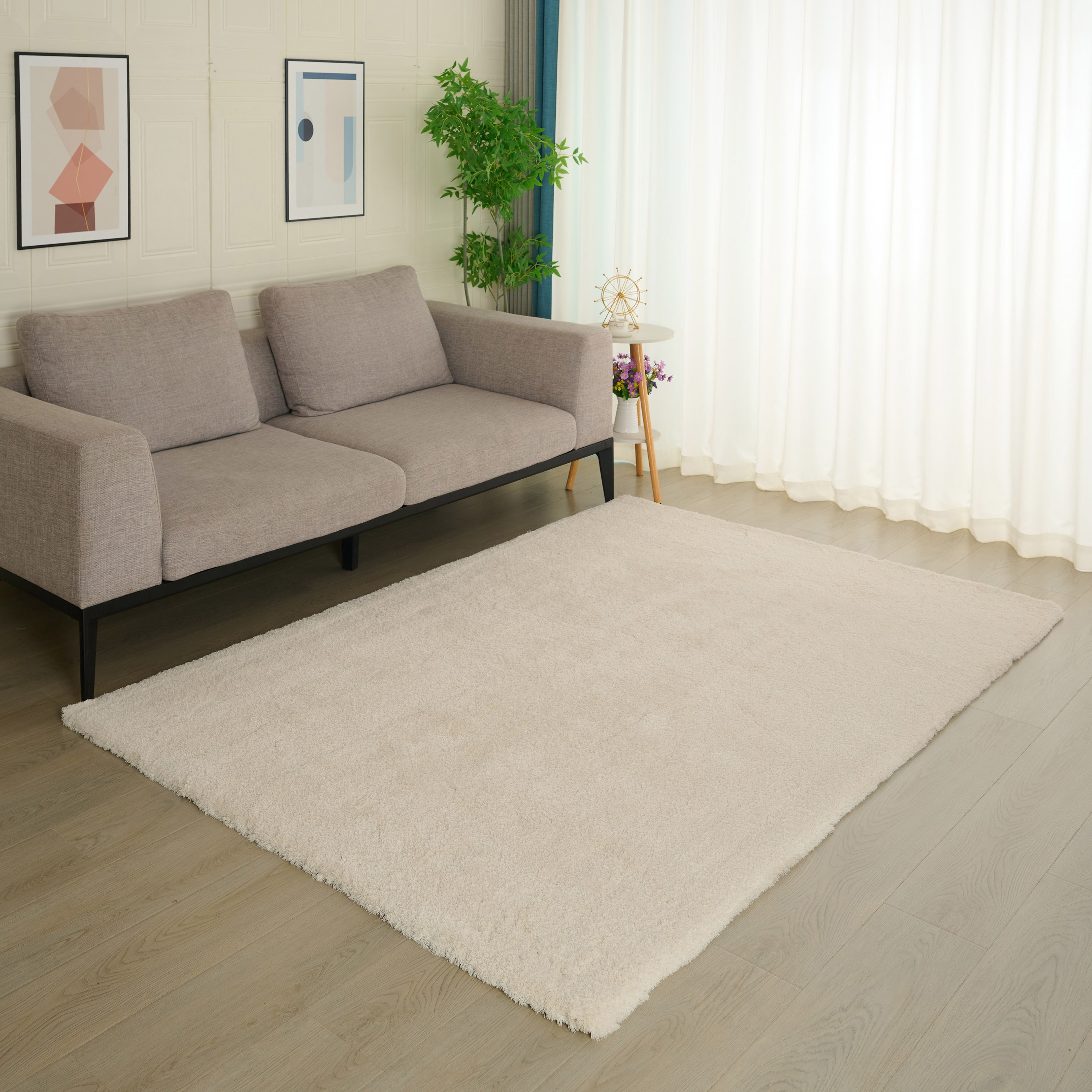 Macio Supersoft Shaggy Extra-Large Rug - 240x360 cm-hbxdecorandfurnishings-floorcoverings-rugs-image-1
