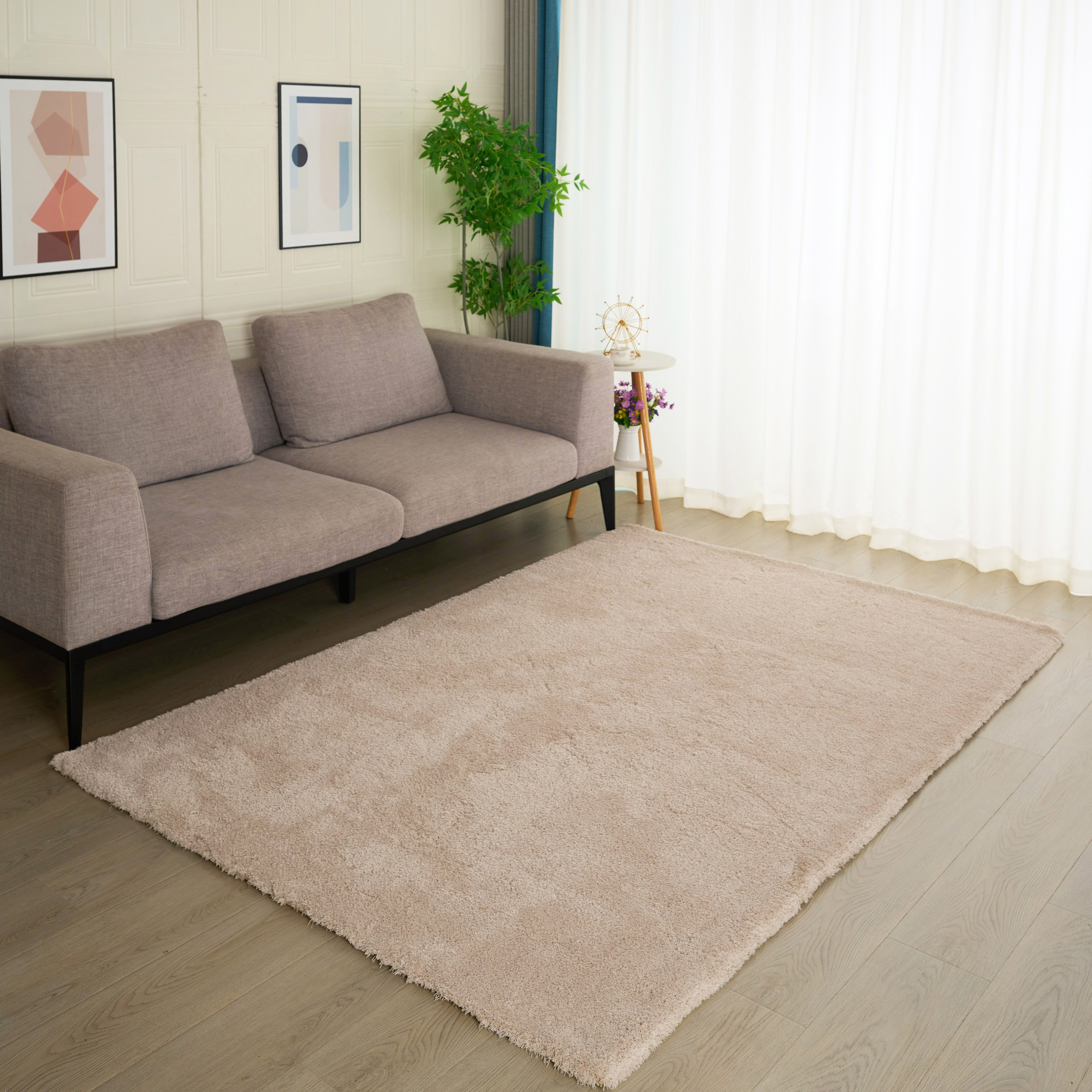 Macio Supersoft Shaggy Extra-Large Rug - 240x360 cm-hbxdecorandfurnishings-floorcoverings-rugs-image-1
