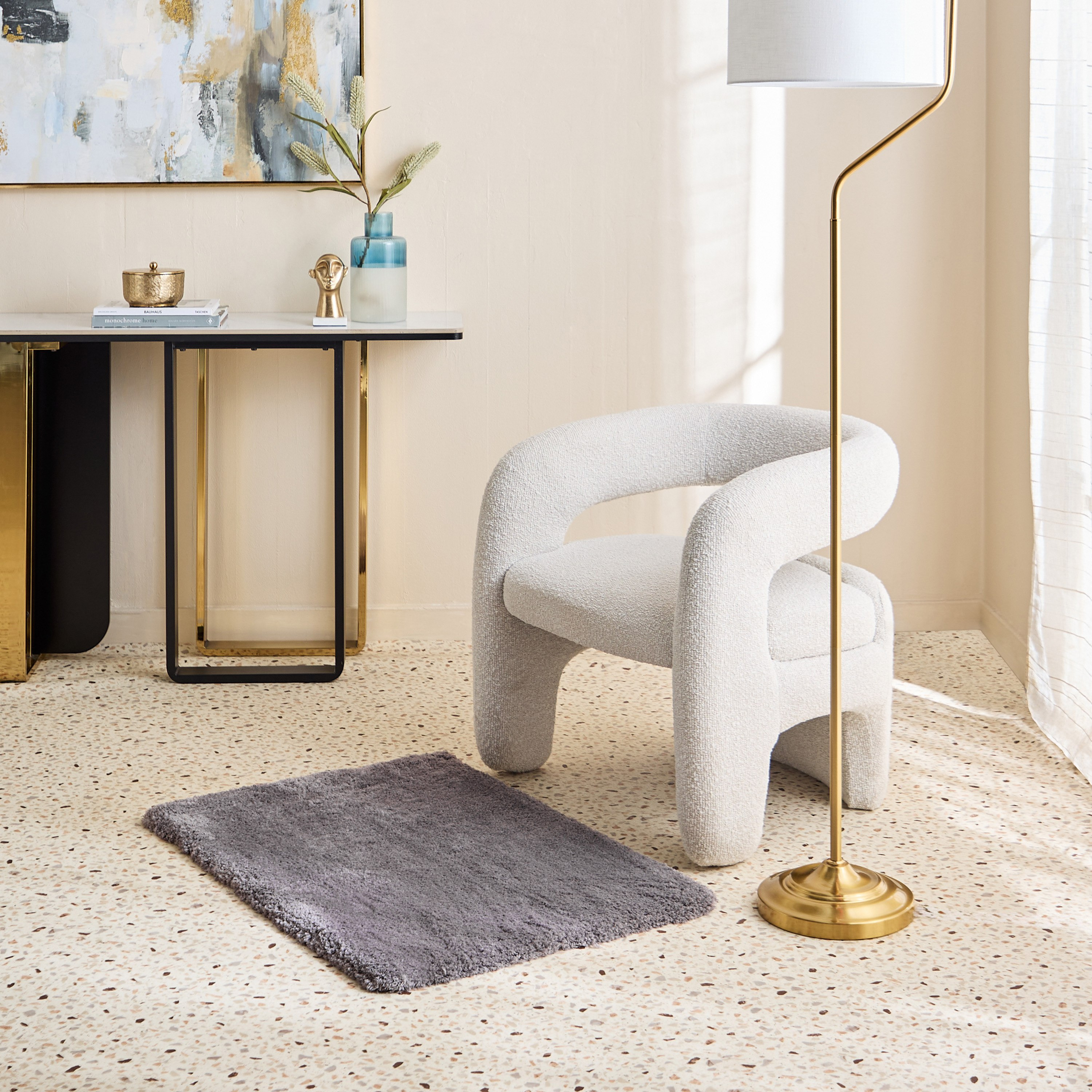 Macio Supersoft Shaggy Rug - 60x90 cm-hbxdecorandfurnishings-floorcoverings-rugs-image-1