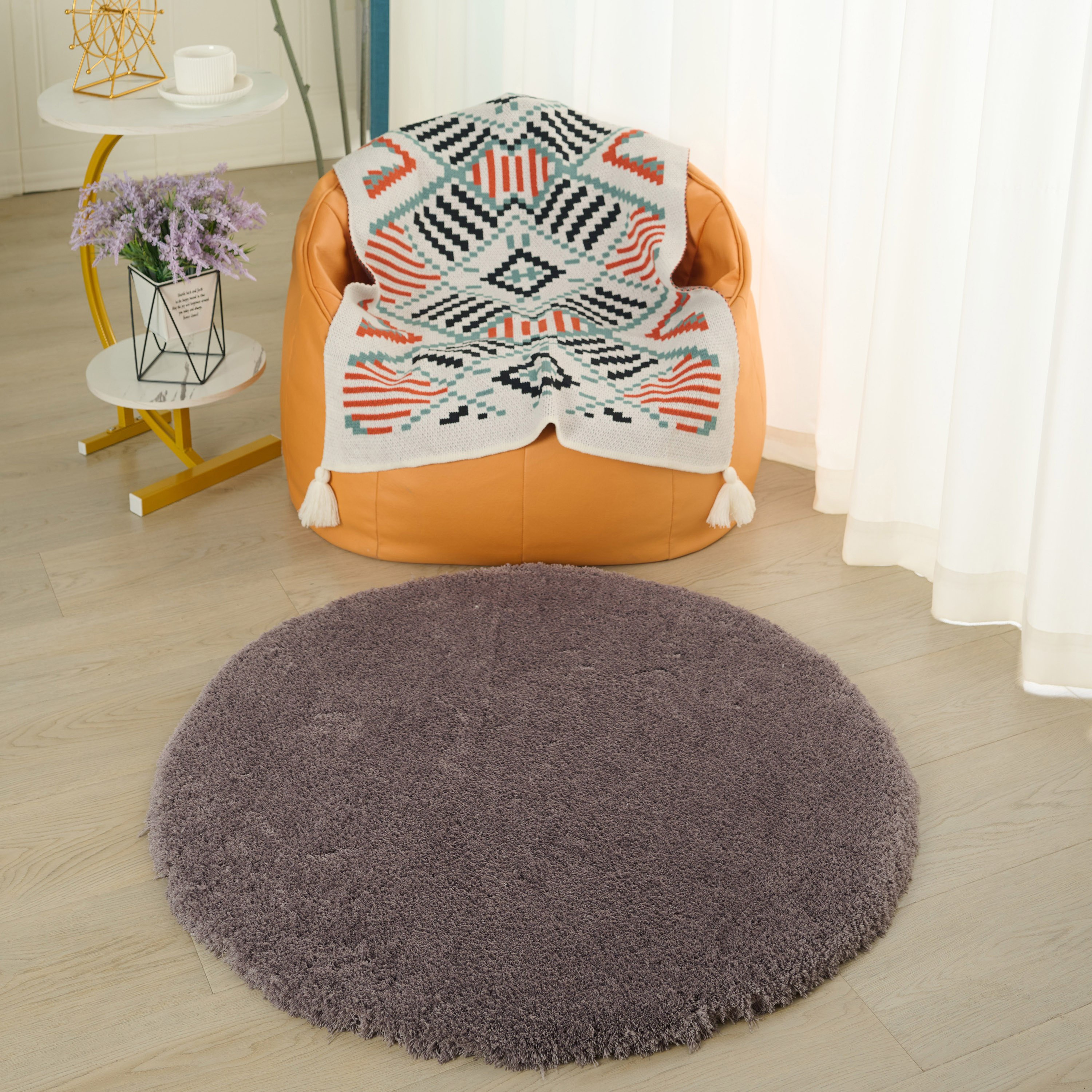 Macio Supersoft Shaggy Rug - 90 cm-hbxdecorandfurnishings-floorcoverings-rugs-image-1
