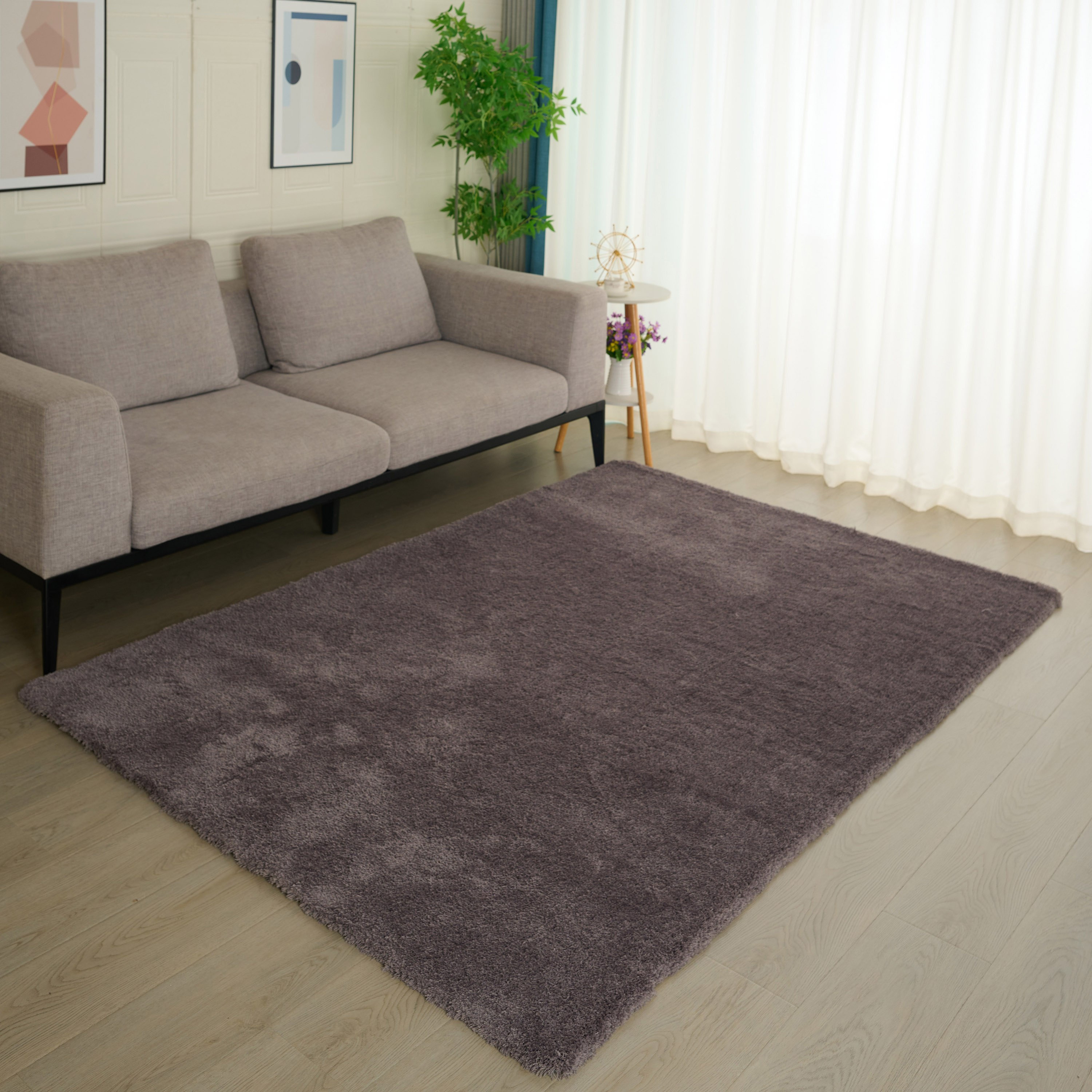Macio Supersoft Shaggy Extra-Large Rug - 240x360 cm-hbxdecorandfurnishings-floorcoverings-rugs-image-1