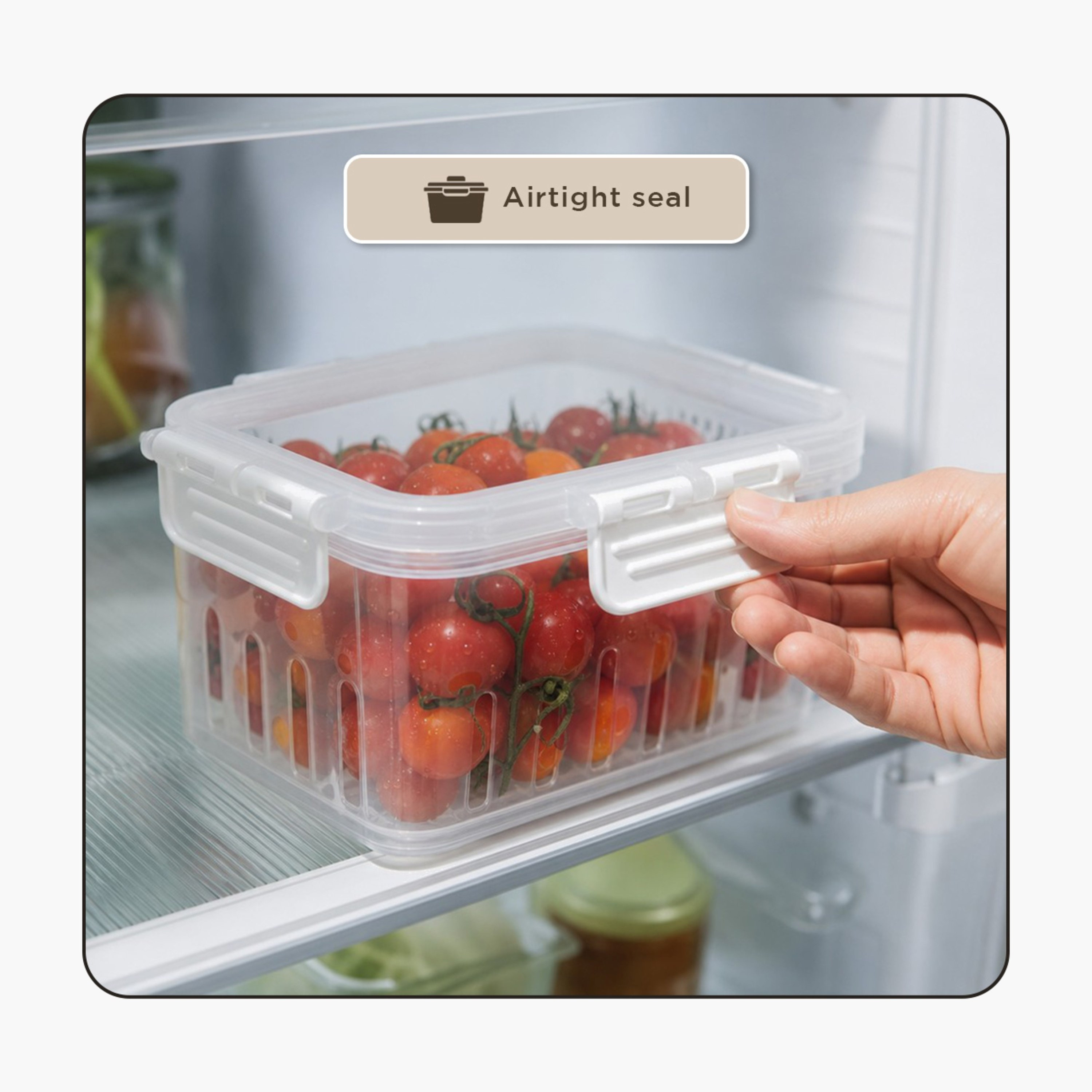 علبة بمشبك إغلاق مع فتحات تصريف من سيستيماتيكو - 1000 مل-hbxhomeware-hbxkitchen-image-8