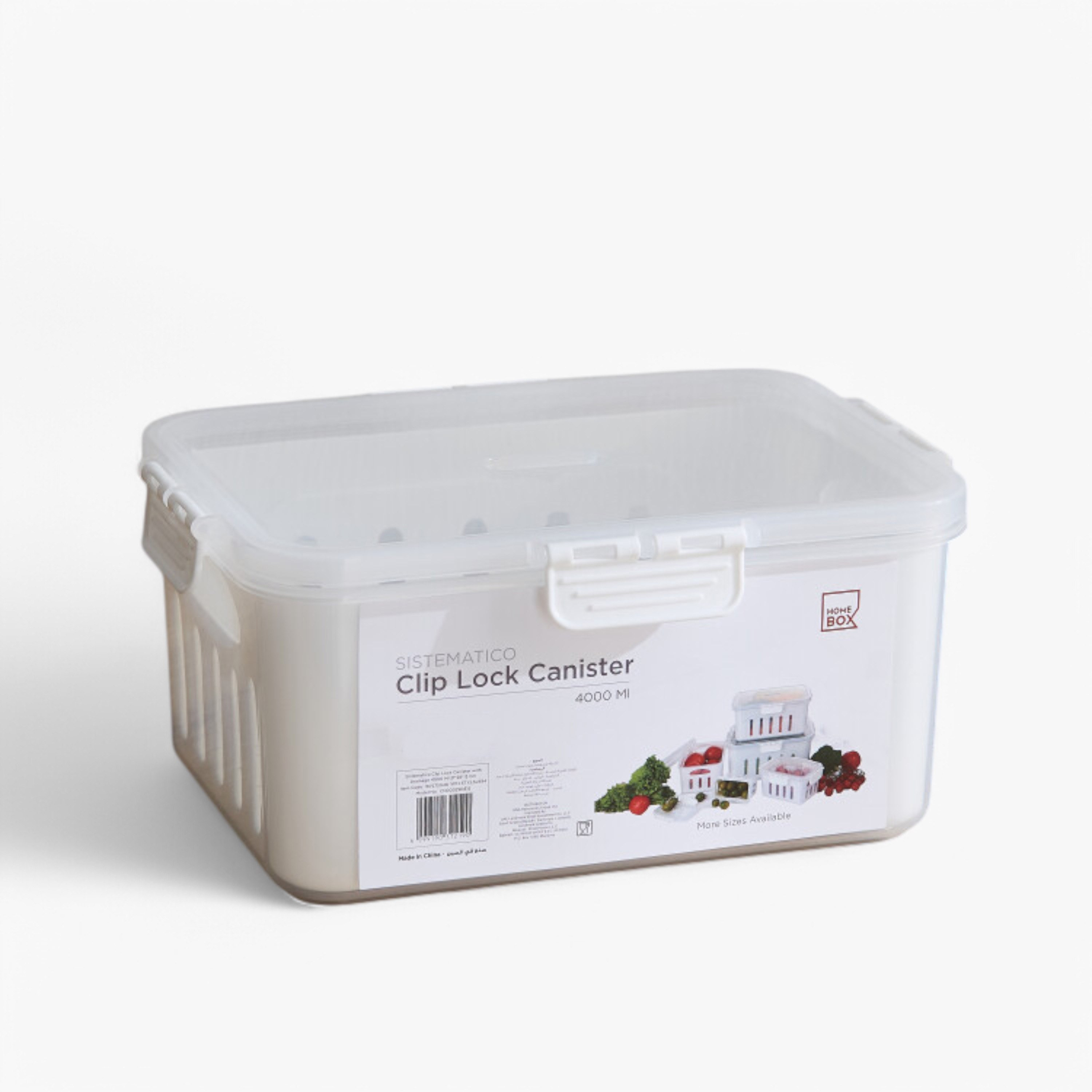 Sistematico Clip Lock Canister with Drainage - 4000 ml-hbxhomeware-hbxkitchen-image-6