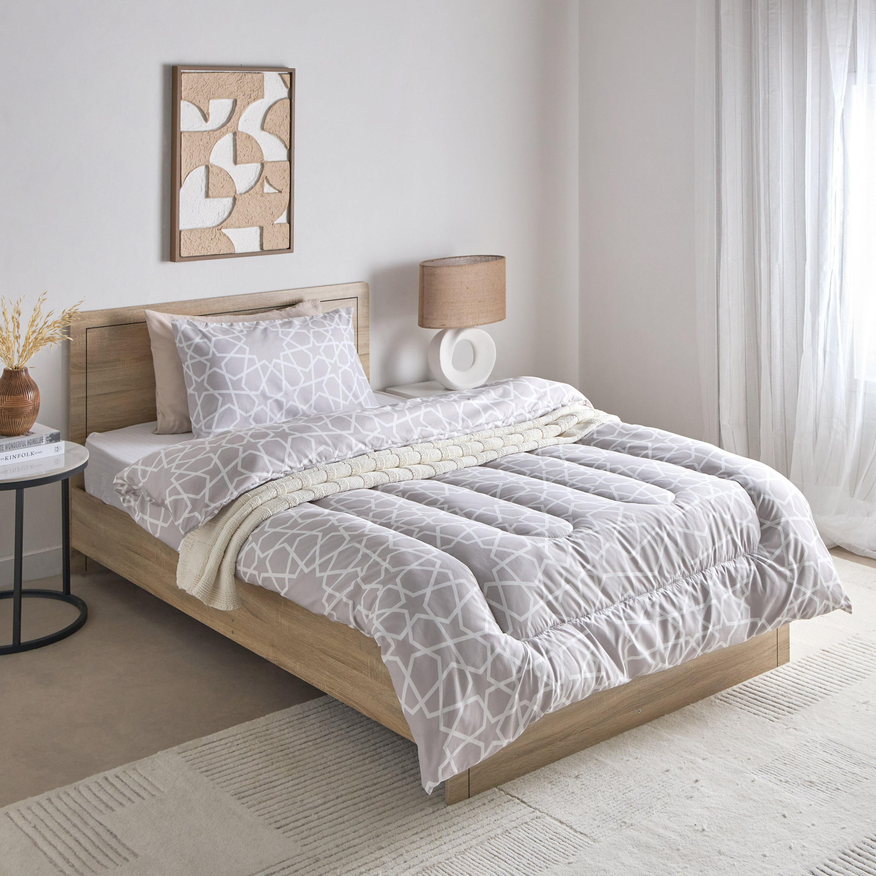 طقم لحاف توين ألياف دقيقة بطبعات ديمو قطعتين من أونتاريو- 160x220 سم-hbxhomeware-hbxbedroom-image-8