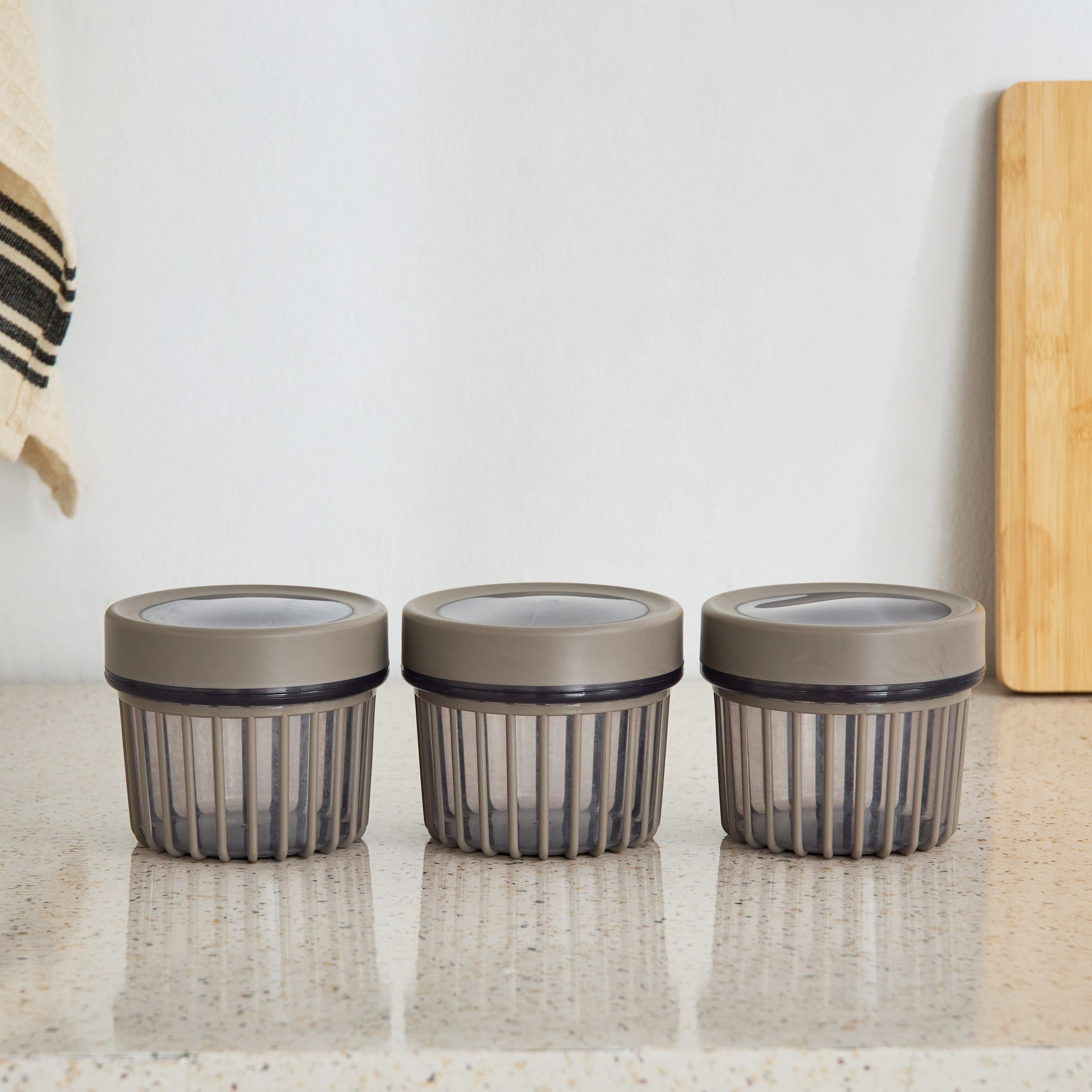 طقم صناديق تخزين مستديرة لينيا 3 قطع من فولي لايف - 550 مل-hbxhomeware-hbxkitchen-image-1
