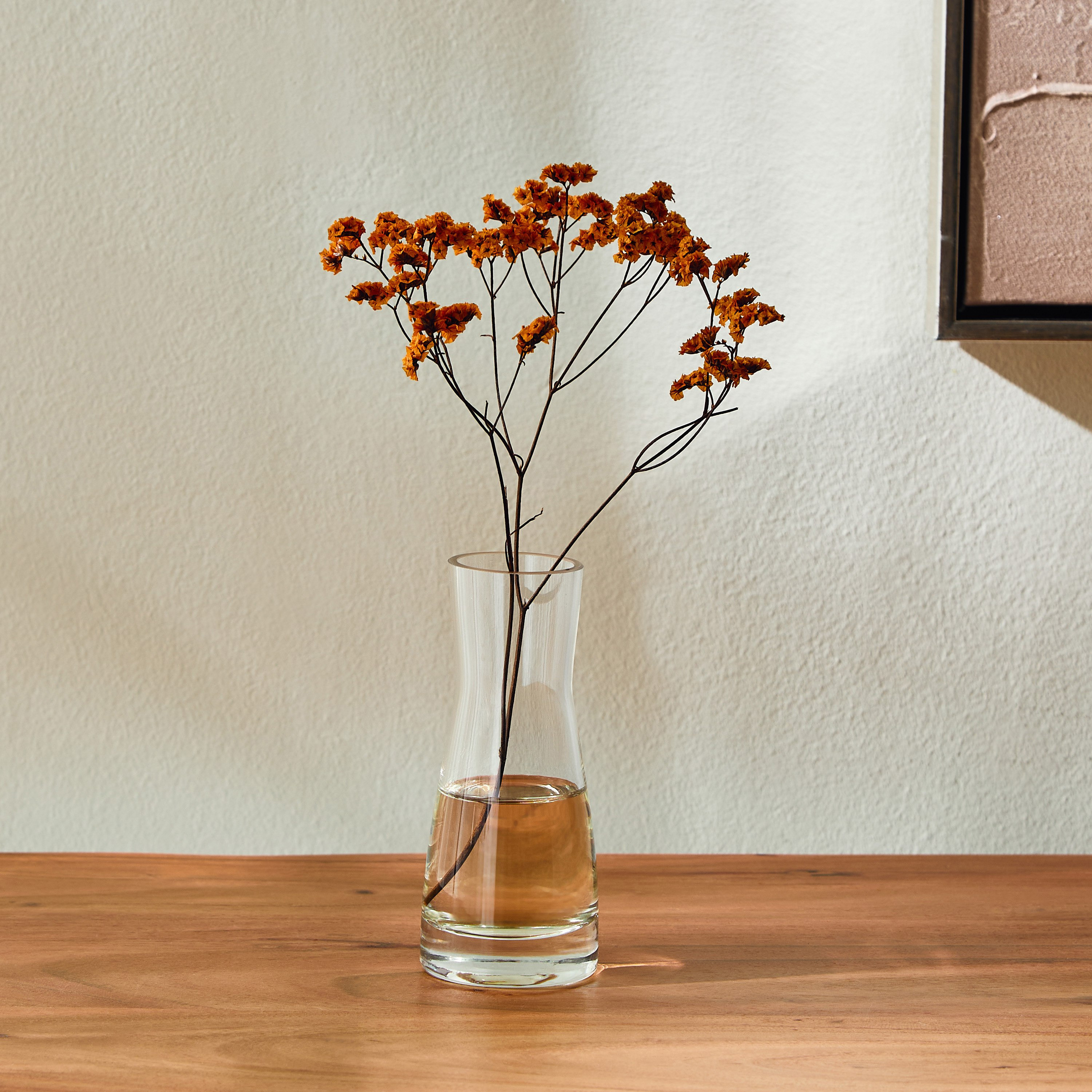 Kler Clear Glass Vase - 6x6x14 cm-hbxhomeware-hbxdecorandfurnishings-image-1