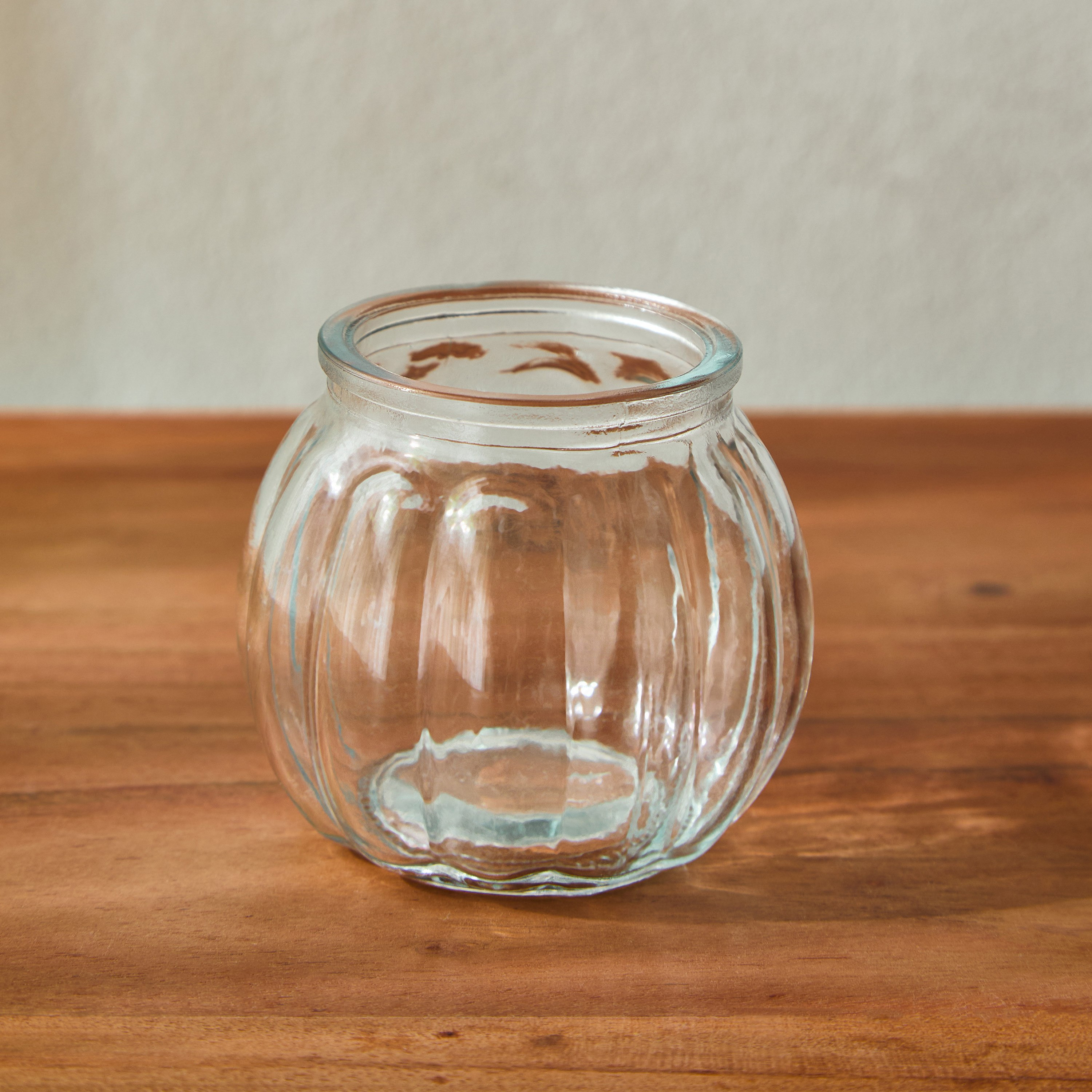 Kler Clear Glass Tealight Holder - 8x8x7 cm-hbxlivingroom-decorandaccessories-candleholders-image-2