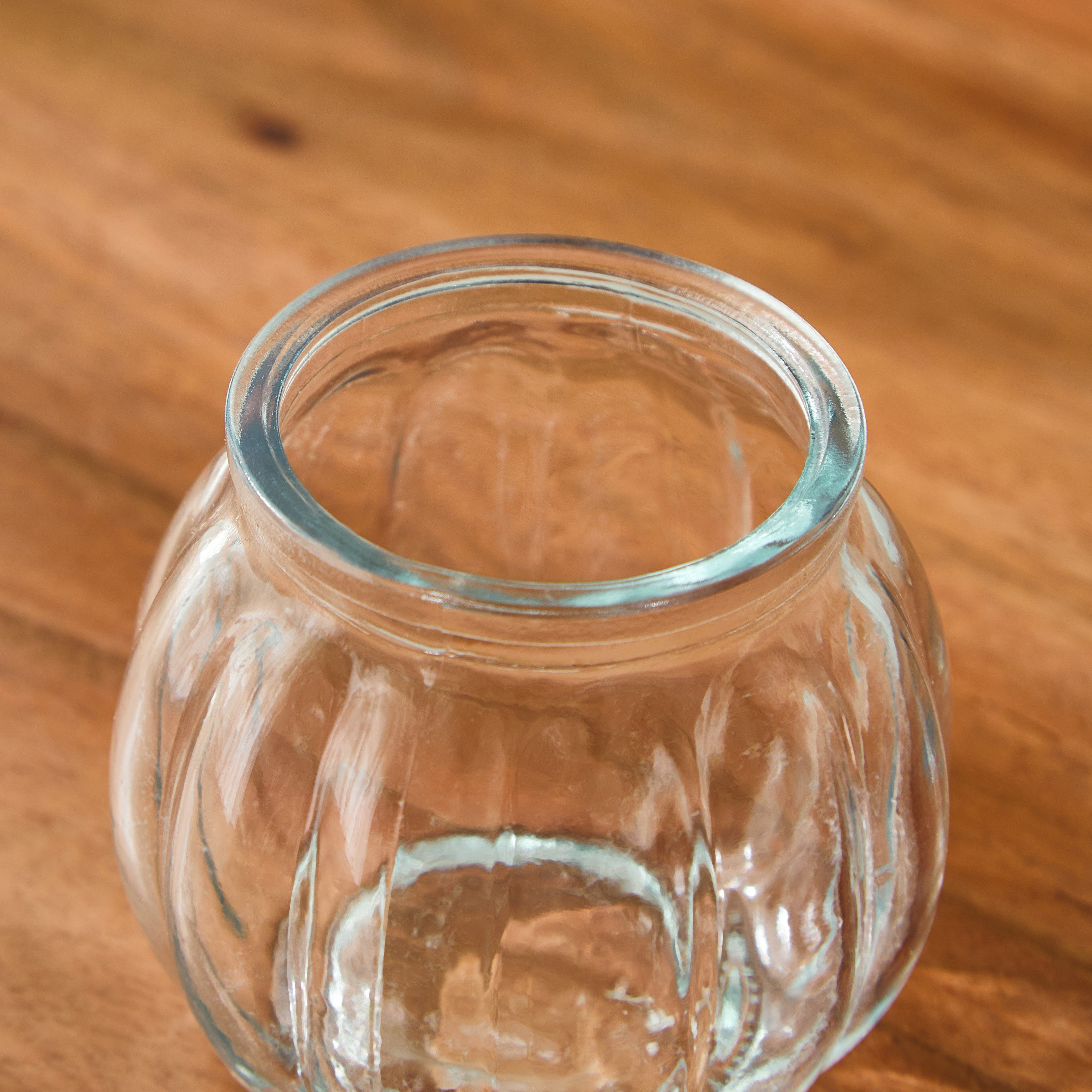 Kler Clear Glass Tealight Holder - 8x8x7 cm-hbxlivingroom-decorandaccessories-candleholders-image-3