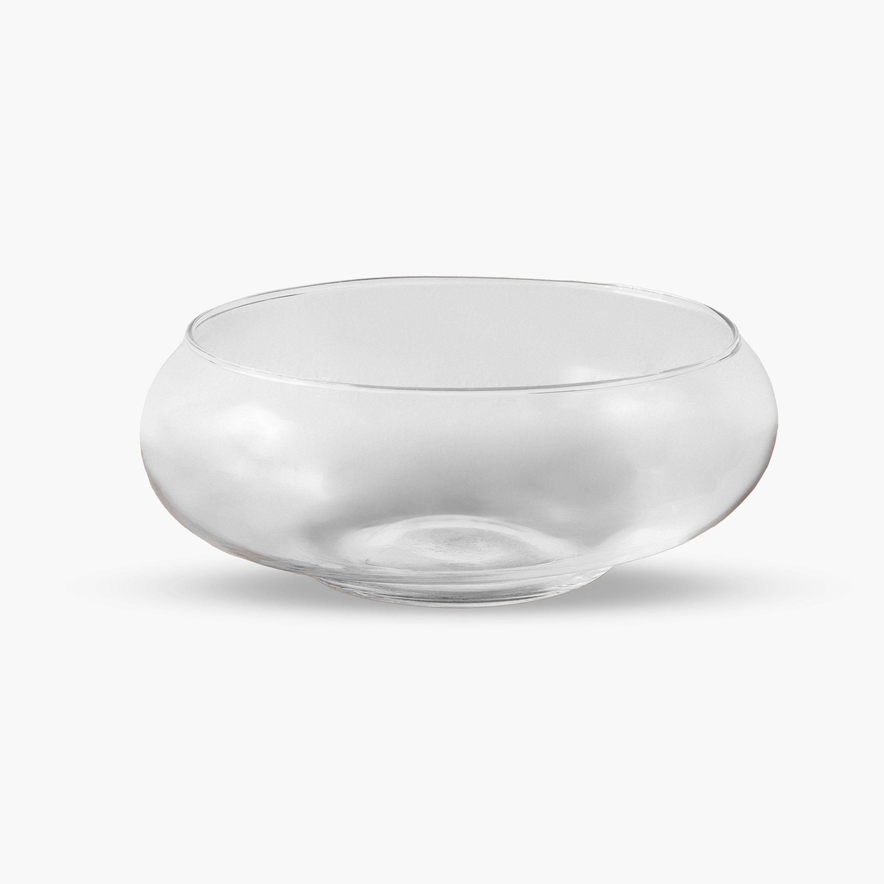 Kler Clear Glass Decorative Bowl - 25x25x8.5 cm-hbxhomeware-hbxdecorandfurnishings-image-5
