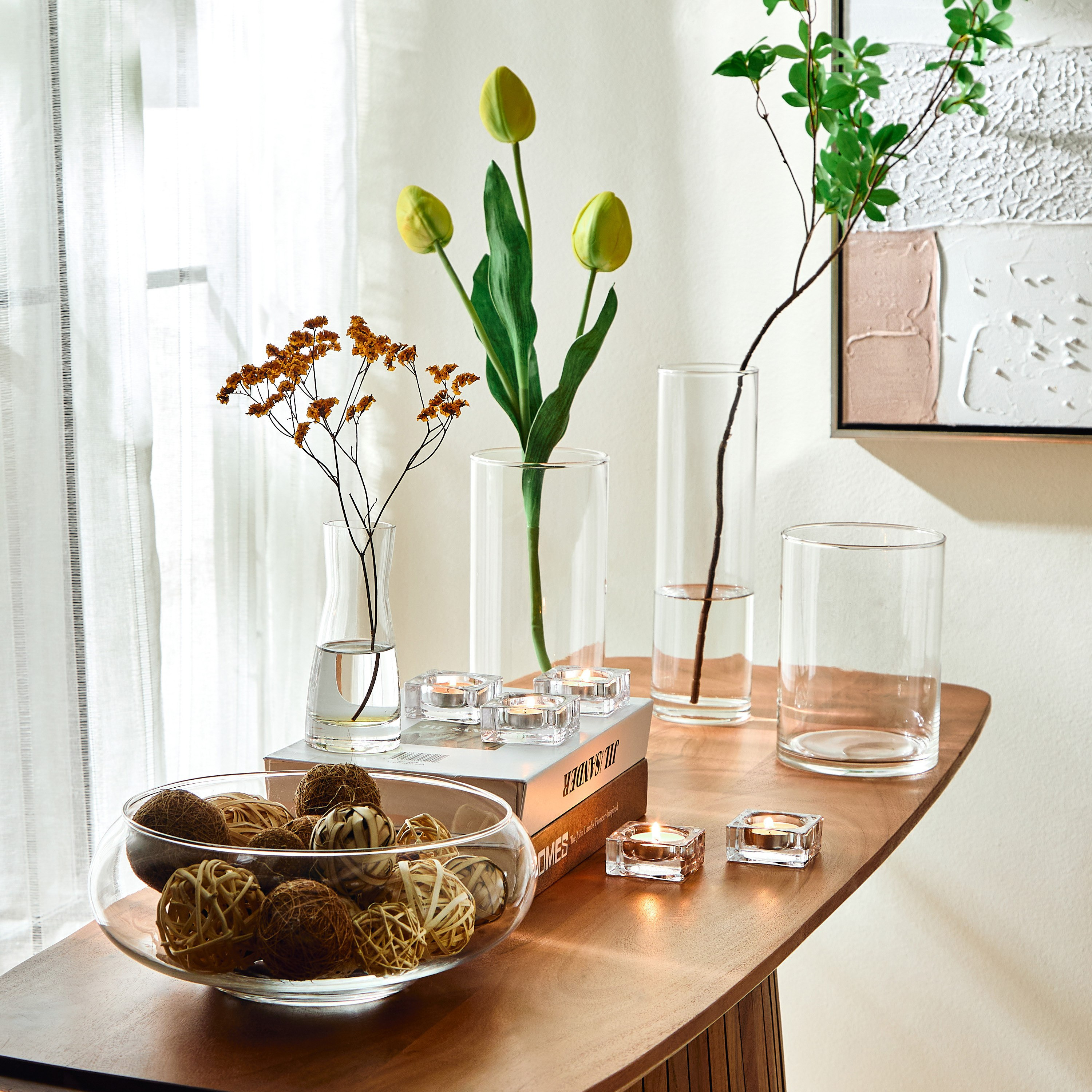 Kler 3-Piece Clear Glass Vase Set-hbxbedroom-decorandaccessories-vases-image-5
