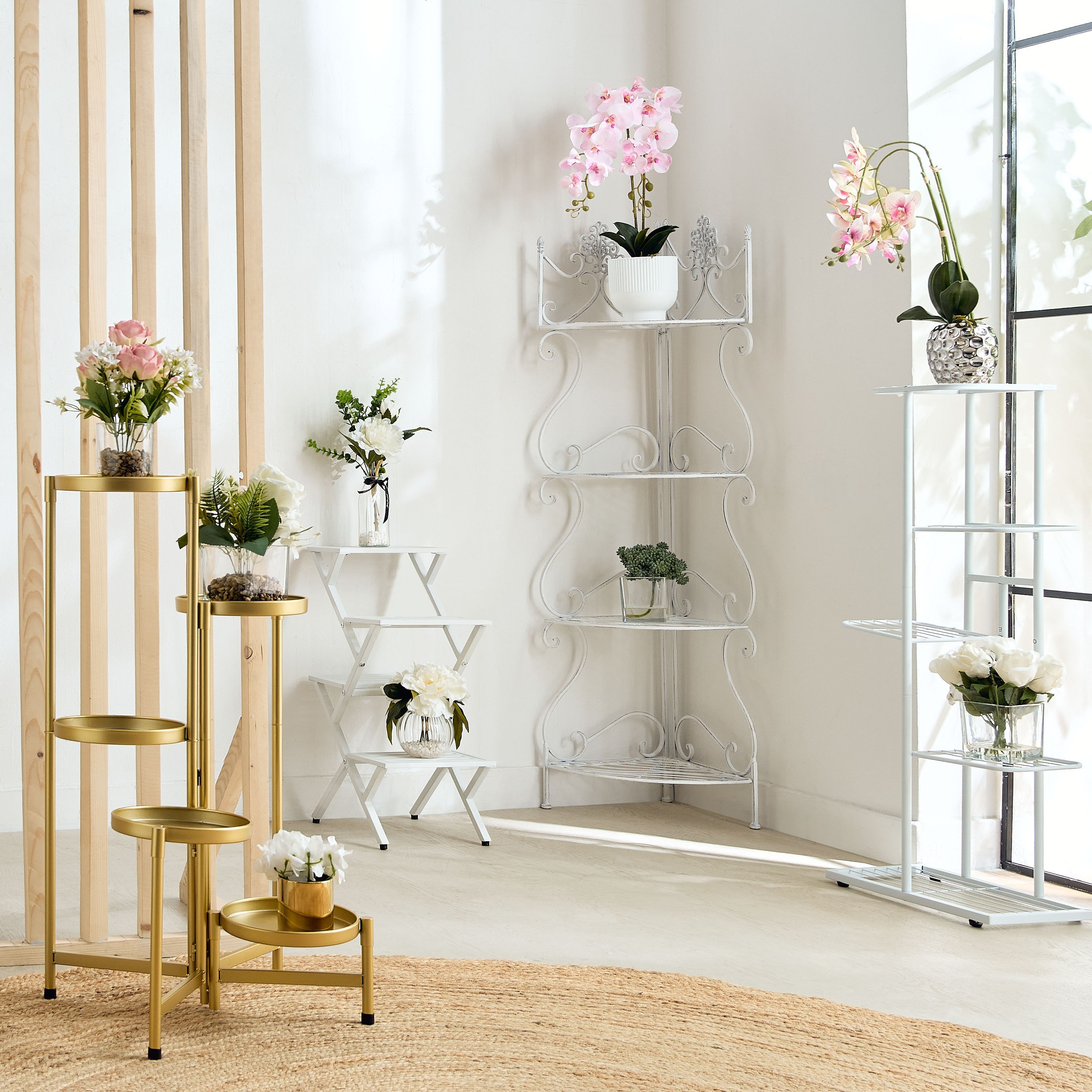 Vista Modern Metal 4-Tier Planter Stand - 37.5x25.5x61.5 cm-PROMO_QA_HB_B1G1_WWS_271025-image-5