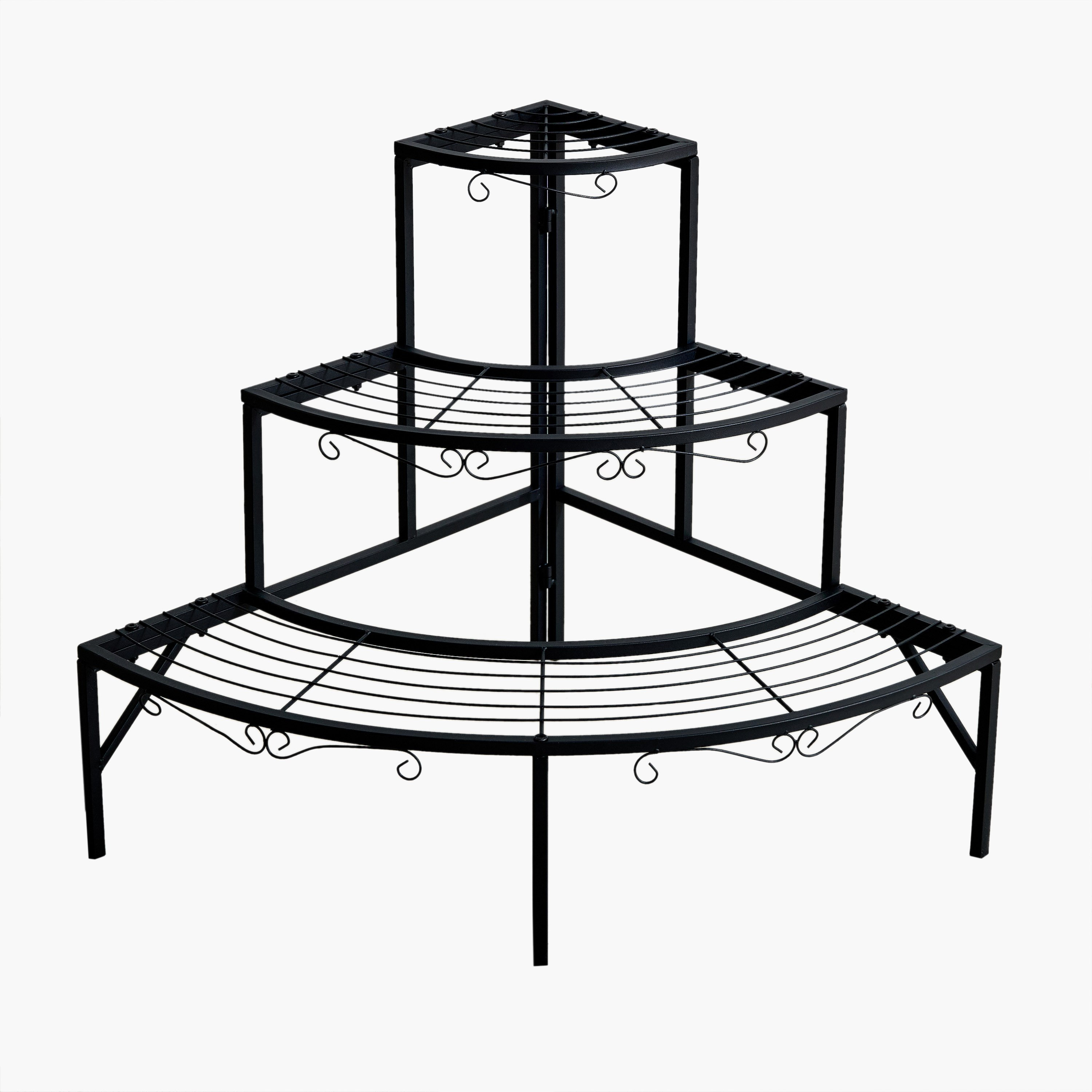 Vista Metal Round Staircase Style Planter Stand - 83.5x60.5x60.5cm-PROMO_HB_AE_B1G1_250925-image-6