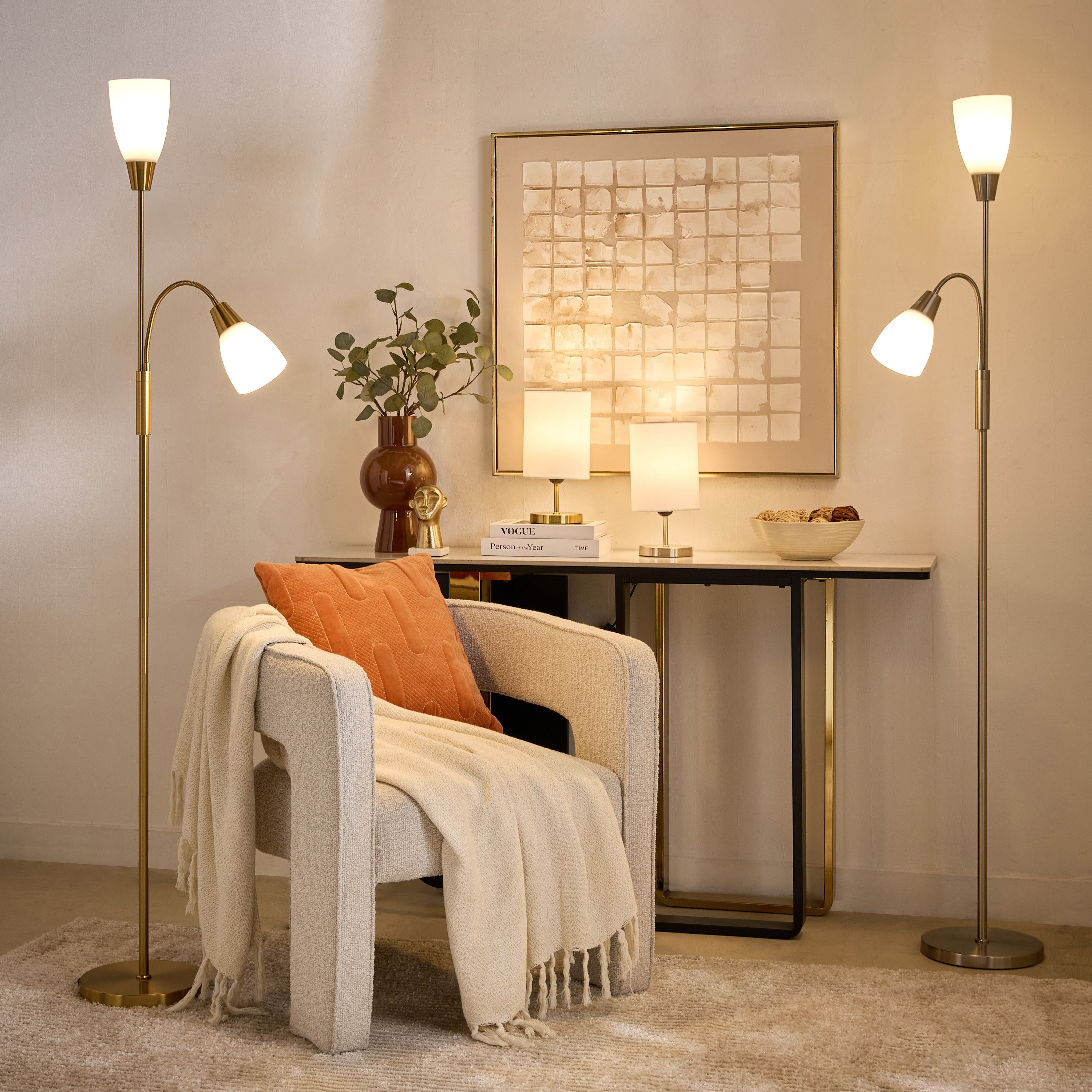 Deme Sol Metal Mother and Daughter Uplighter - 175 cm-hbxhomeware-hbxdecorandfurnishings-image-5