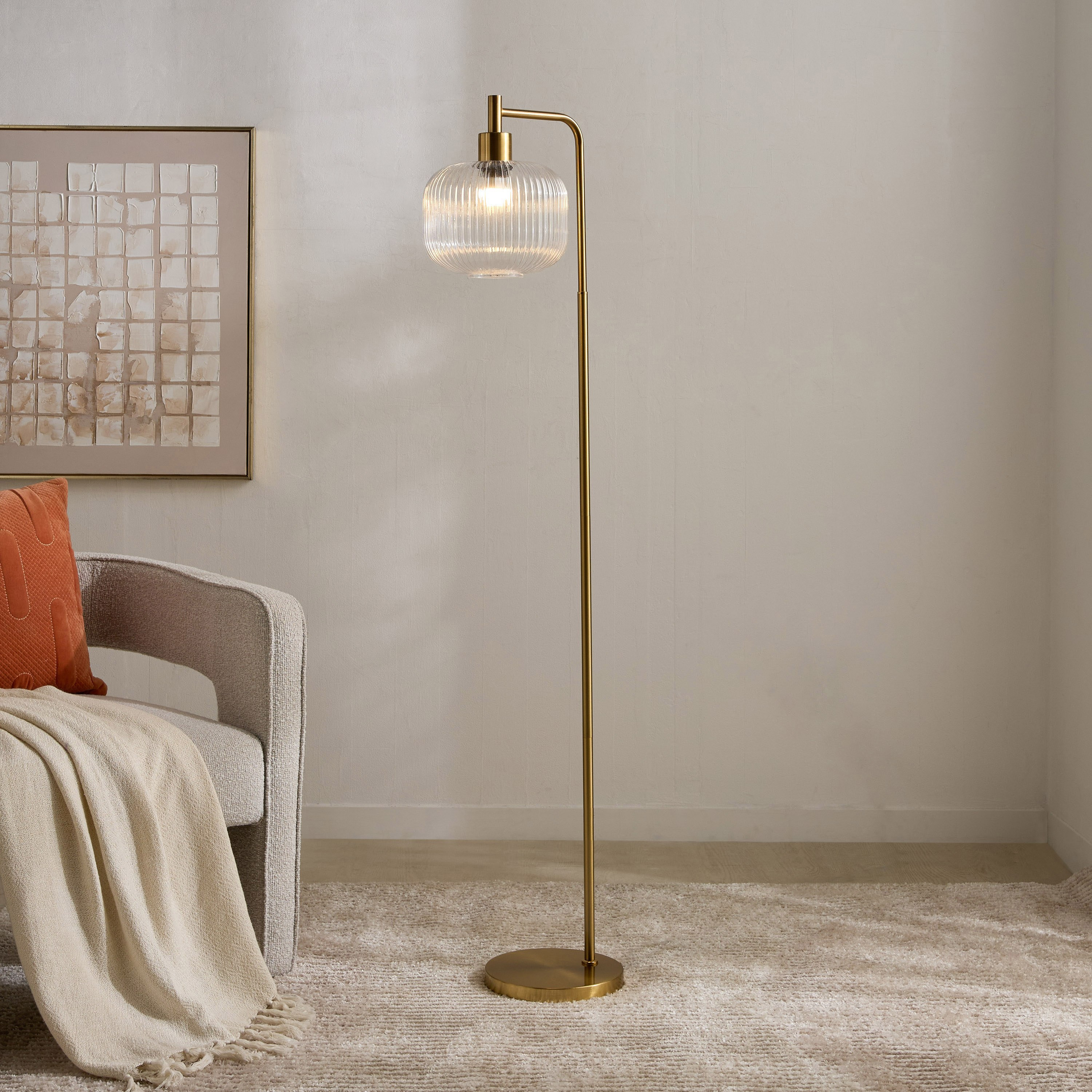 Deme Marie Metal Floor Lamp with Glass Shade - 150 cm-PROMO_HB_AE_B1G1_250925-image-2