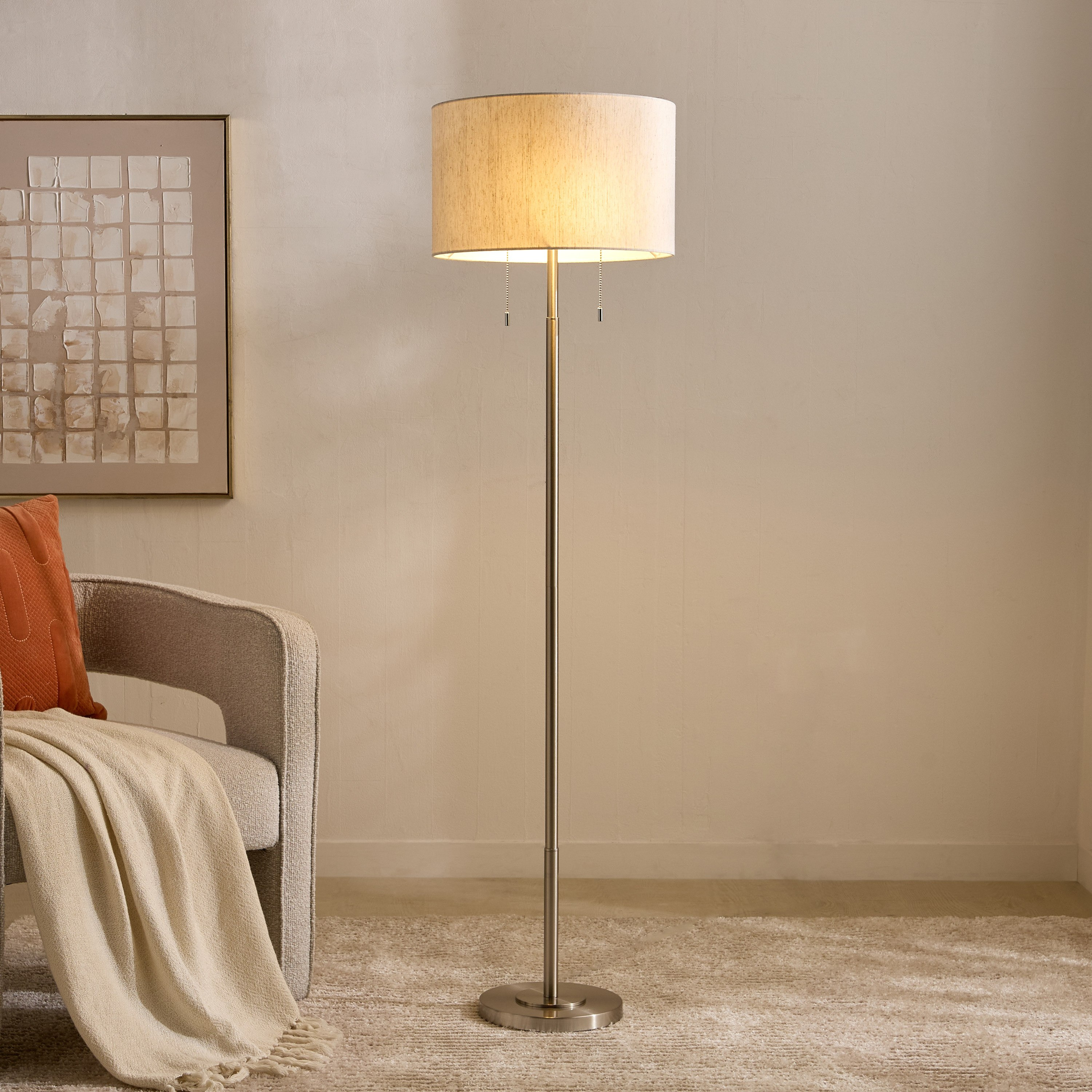 مصباح أرضية معدن مع مفتاح سلسلة سحب وغطاء قماش لامونت من ديمي- 154 سم-PROMO_HB_AE_B1G1_250925-image-2