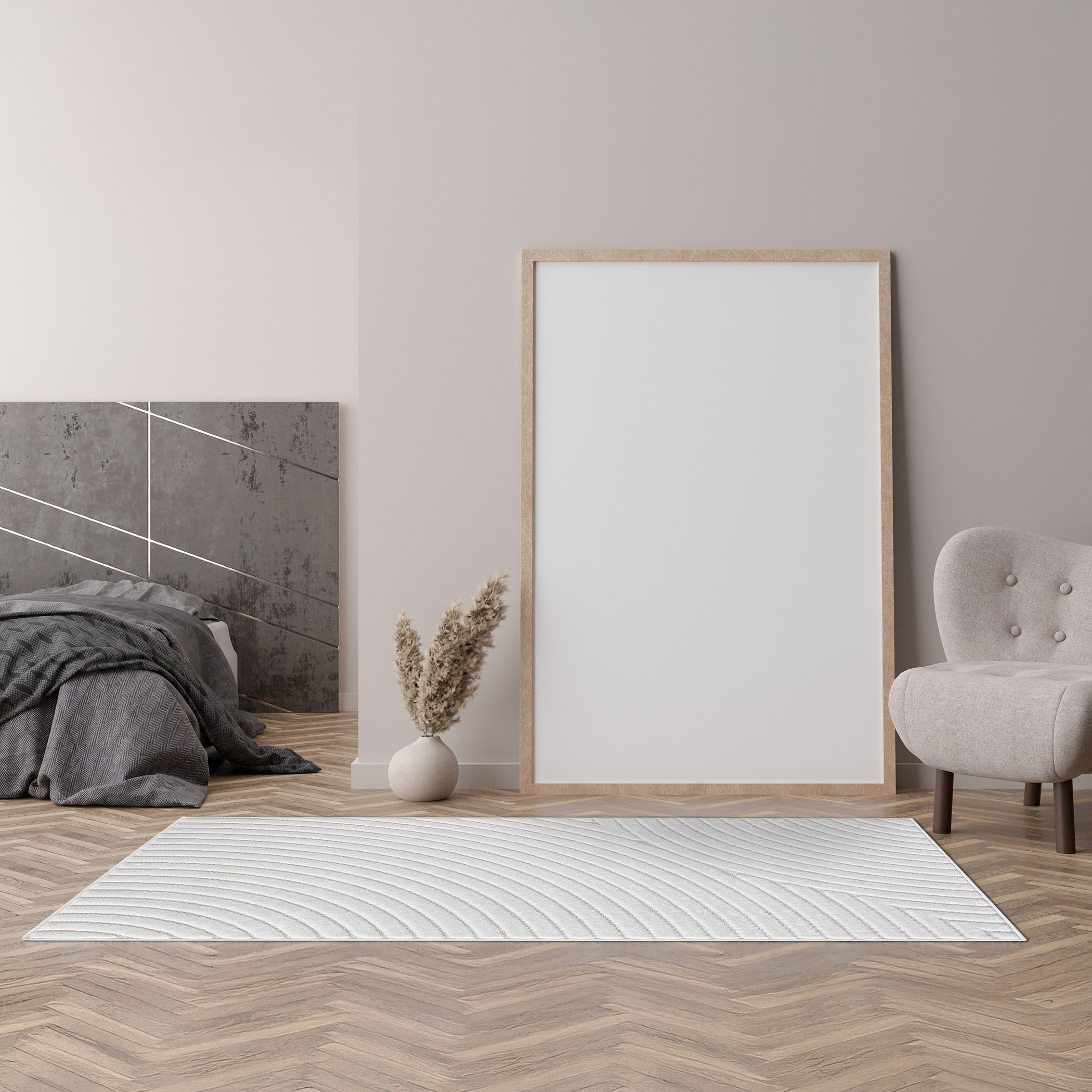 Gleem Alwan Anti-Skid Polypropylene Rug - 120x170 cm-hbxdecorandfurnishings-floorcoverings-rugs-image-6