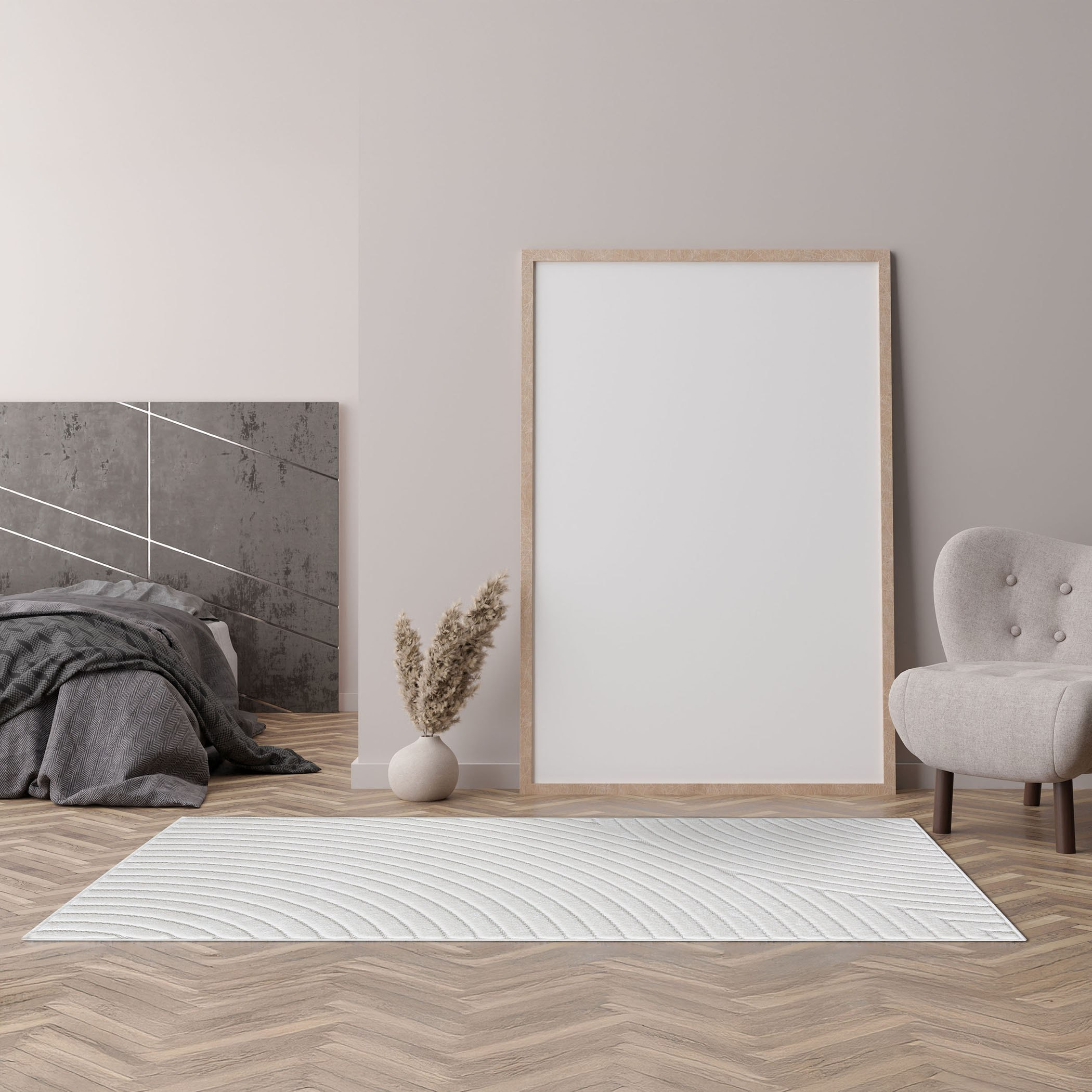 Gleem Alwan Anti-Skid Polypropylene Rug - 200x300 cm-hbxdecorandfurnishings-floorcoverings-rugs-image-6