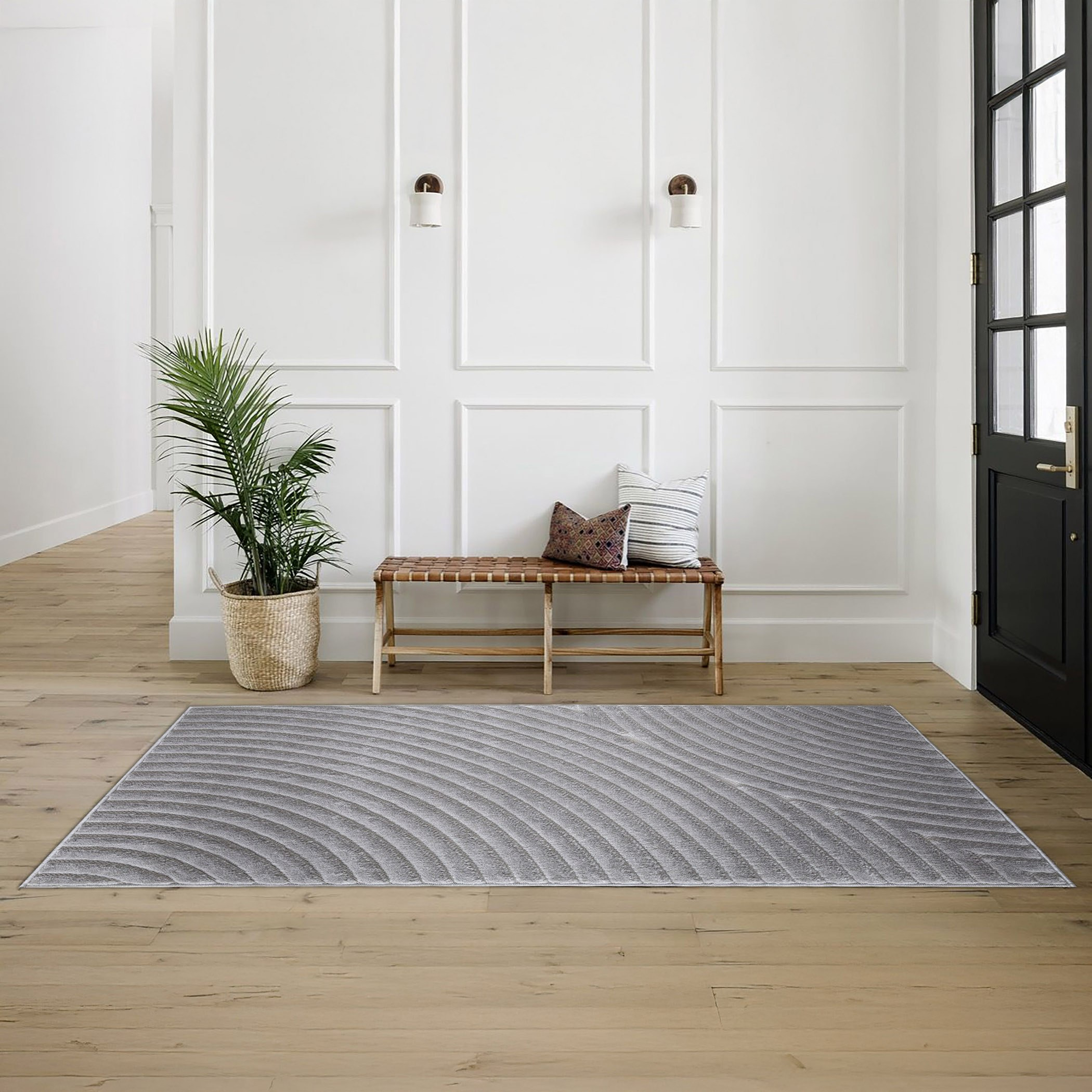 Gleem Alwan Anti-Skid Polypropylene Rug - 120x170 cm-hbxdecorandfurnishings-floorcoverings-rugs-image-1