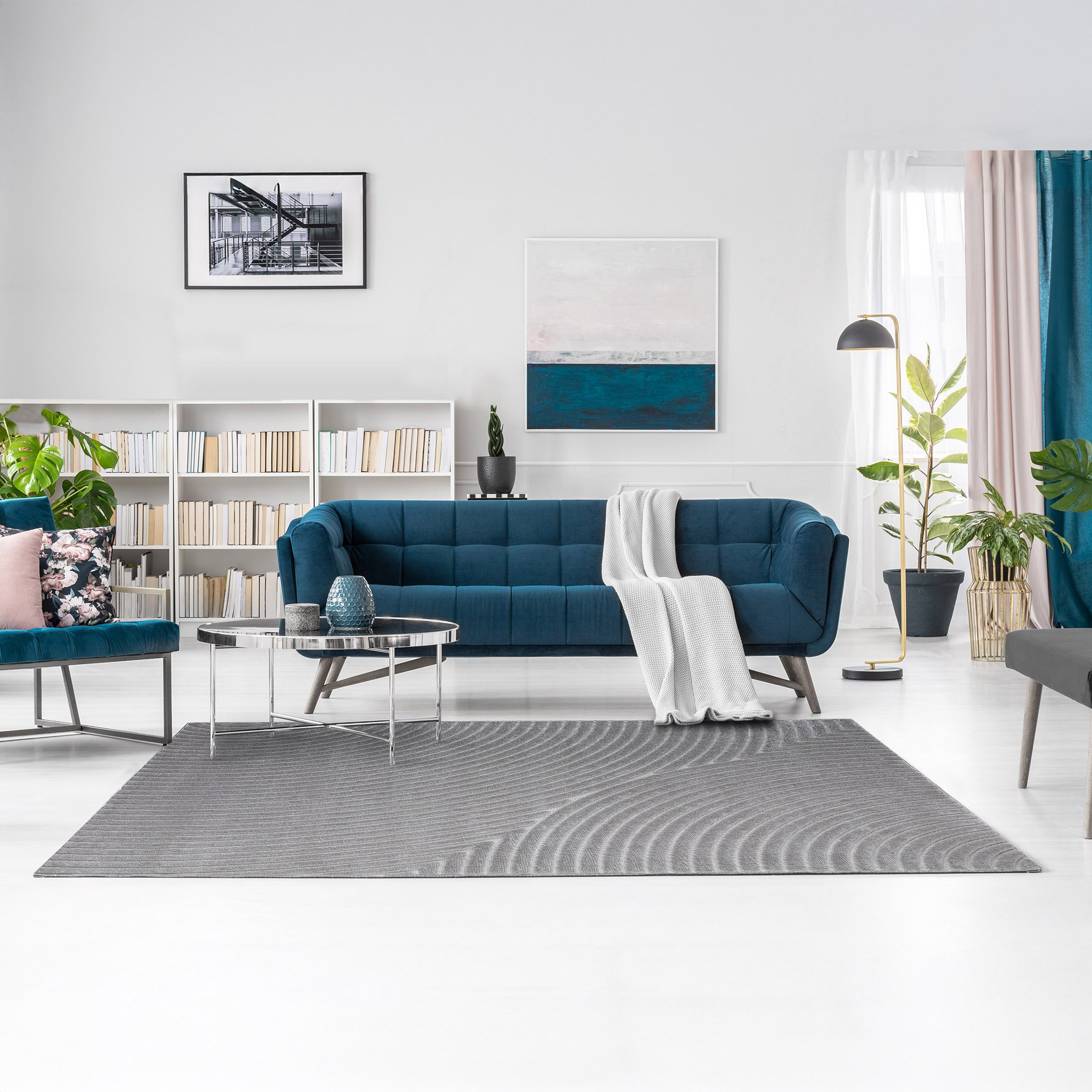 Gleem Alwan Anti-Skid Polypropylene Rug - 120x170 cm-hbxdecorandfurnishings-floorcoverings-rugs-image-6