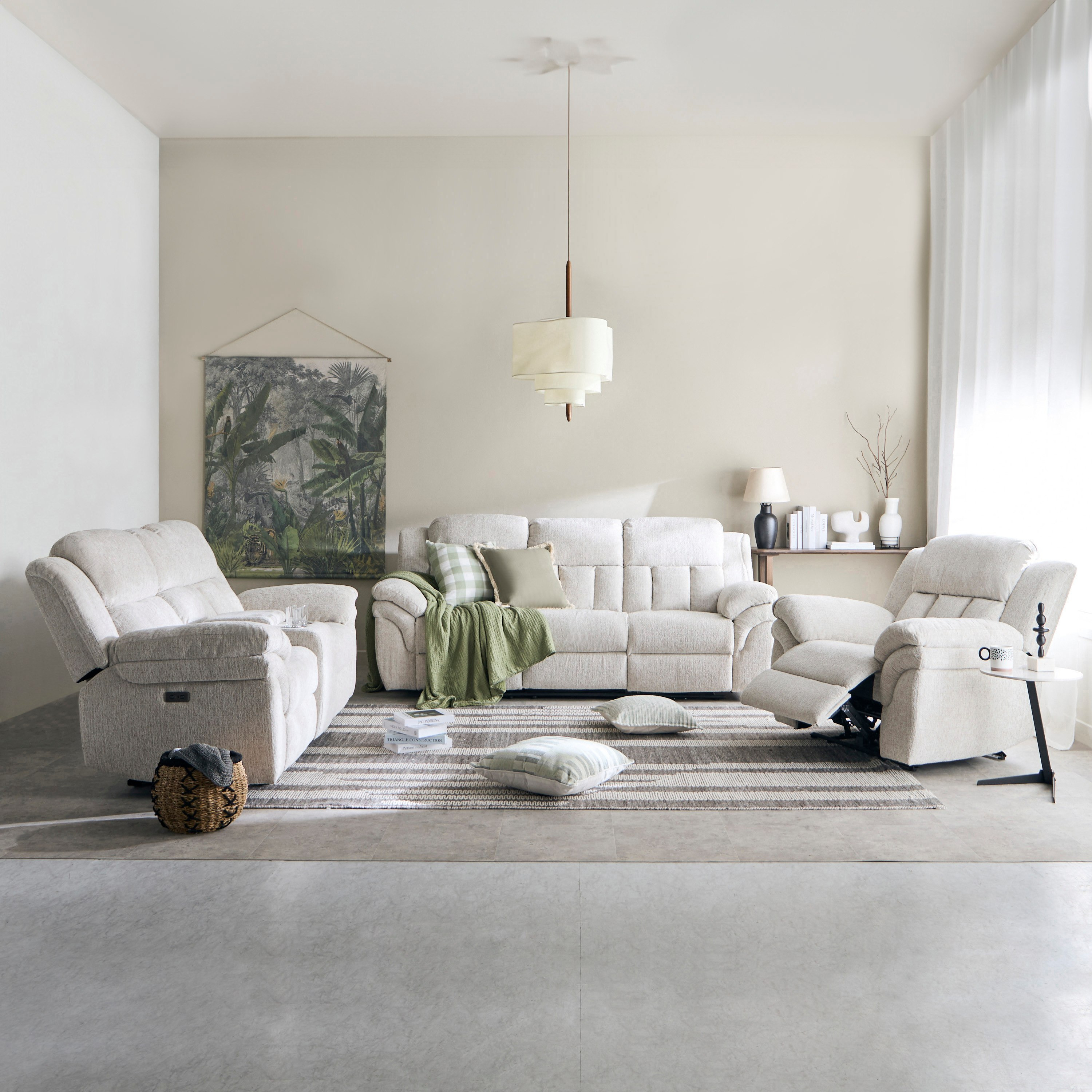 كنبة استرخاء قماش 3 مقاعد تعمل بالطاقة الكهربائية بمسند و2 حامل أكواب من ستانفورد-hbxfurniture-sofasandarmchairs-reclinersofas-image-15