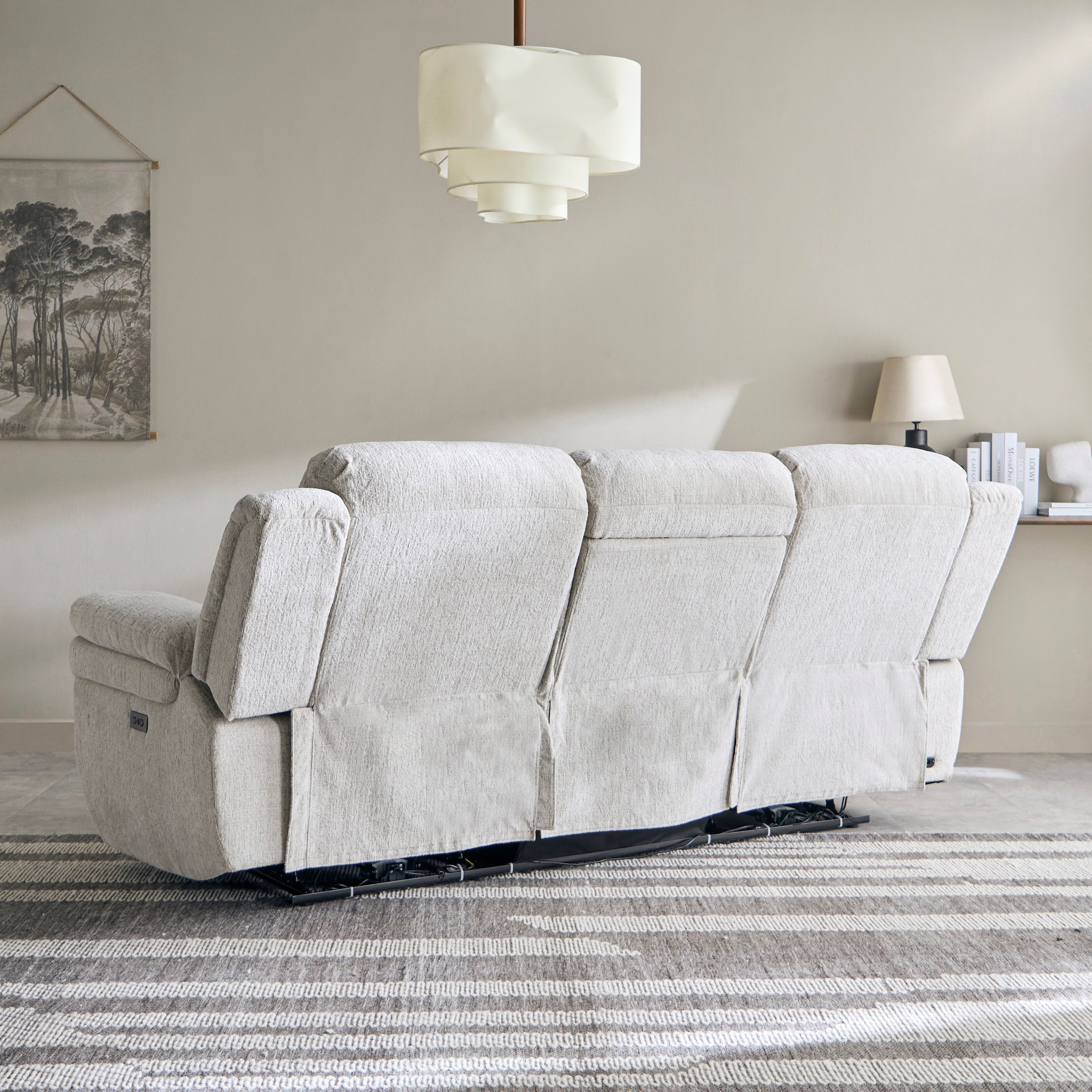 كنبة استرخاء قماش 3 مقاعد تعمل بالطاقة الكهربائية بمسند و2 حامل أكواب من ستانفورد-hbxfurniture-sofasandarmchairs-reclinersofas-image-6