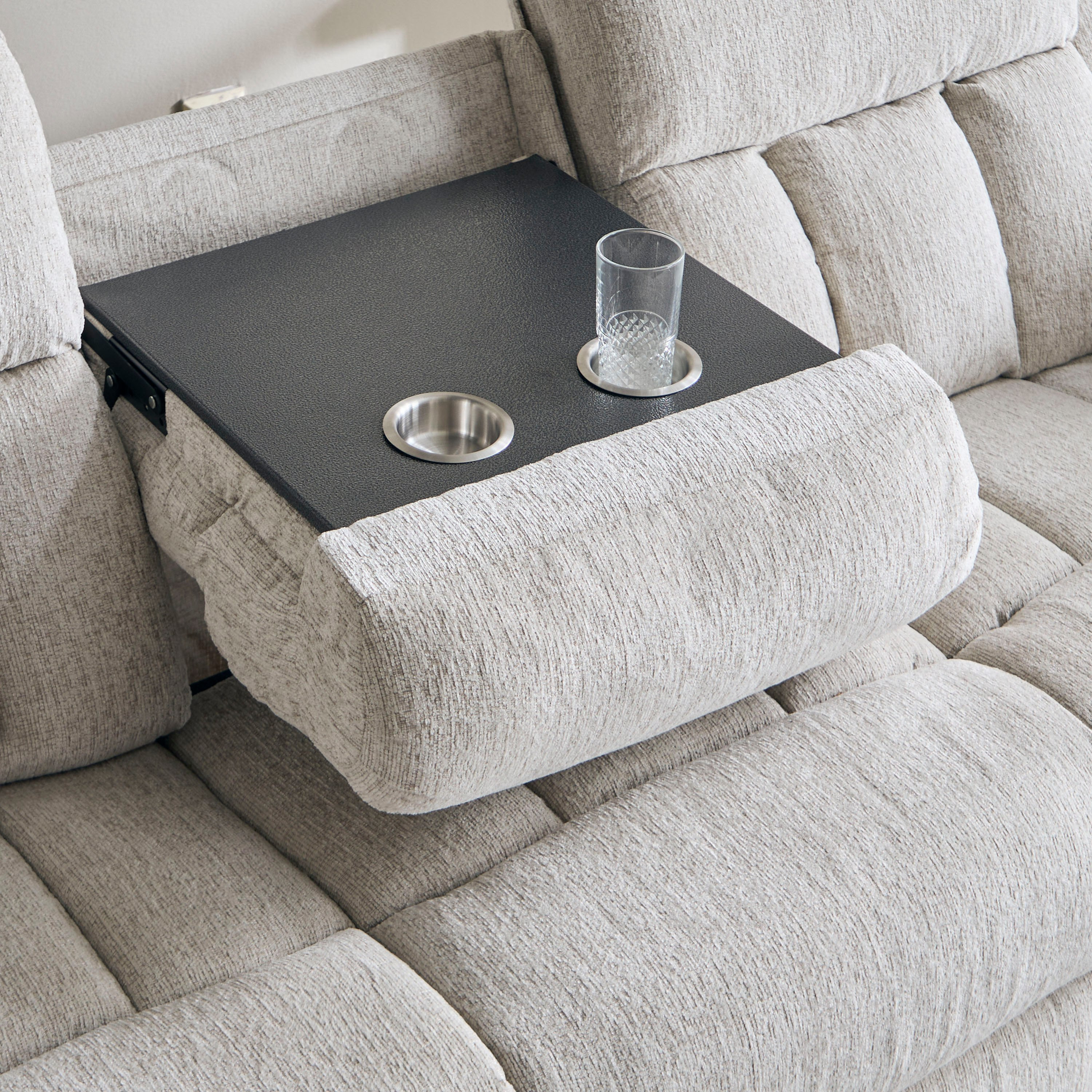 كنبة استرخاء قماش 3 مقاعد تعمل بالطاقة الكهربائية بمسند و2 حامل أكواب من ستانفورد-hbxfurniture-sofasandarmchairs-reclinersofas-image-9