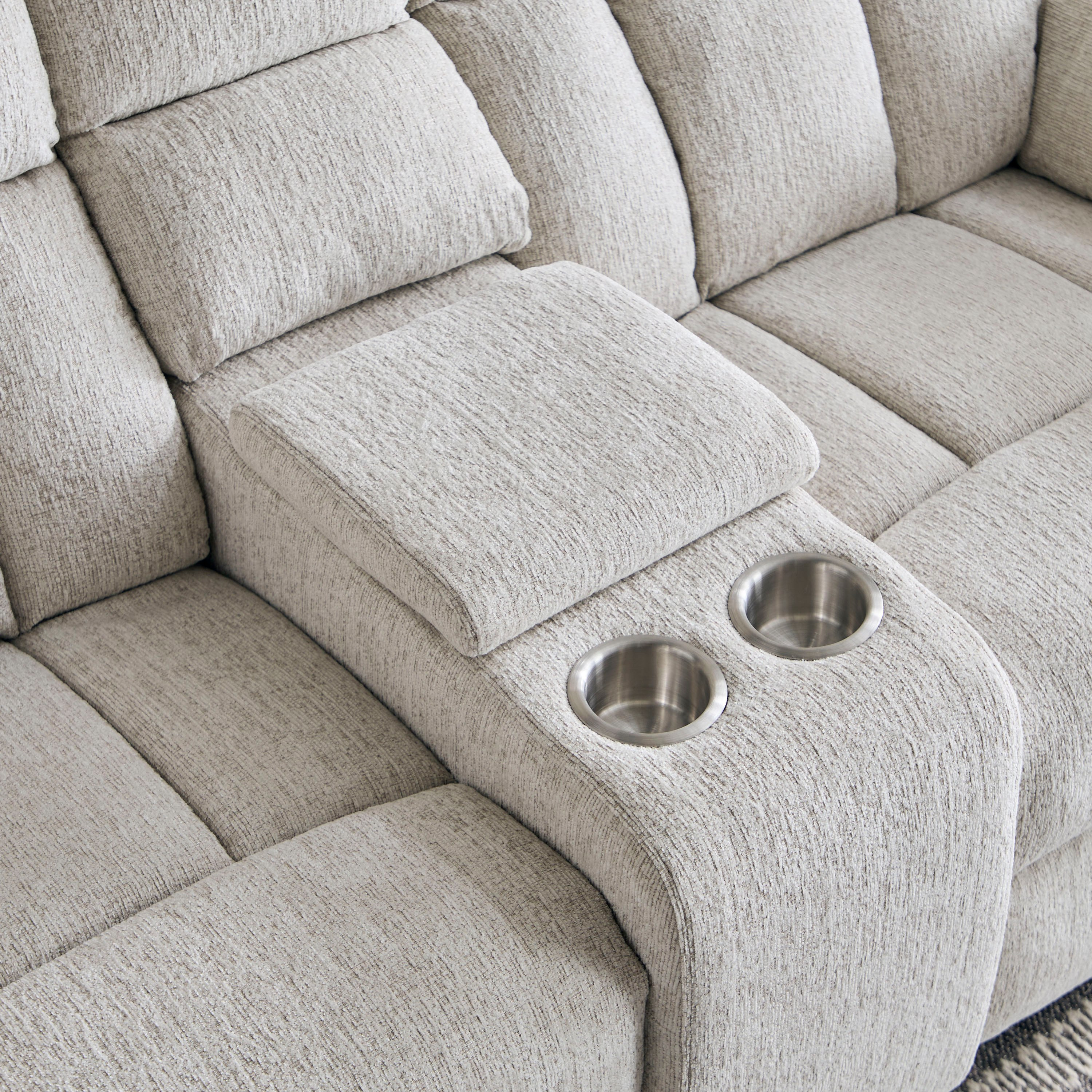كنبة استرخاء قماش مقعدين تعمل بالطاقة الكهربائية بكونسول و2 حامل أكواب من ستانفورد-hbxfurniture-sofasandarmchairs-reclinersofas-image-13