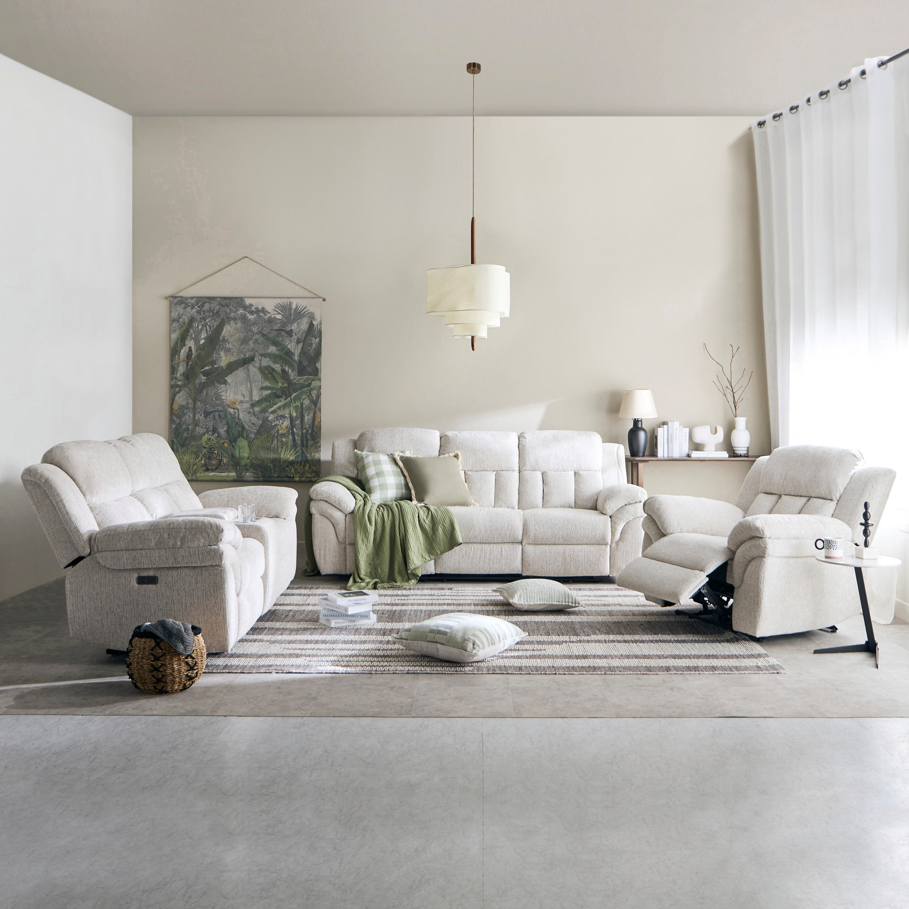 كنبة استرخاء قماش مقعدين تعمل بالطاقة الكهربائية بكونسول و2 حامل أكواب من ستانفورد-hbxfurniture-sofasandarmchairs-reclinersofas-image-16
