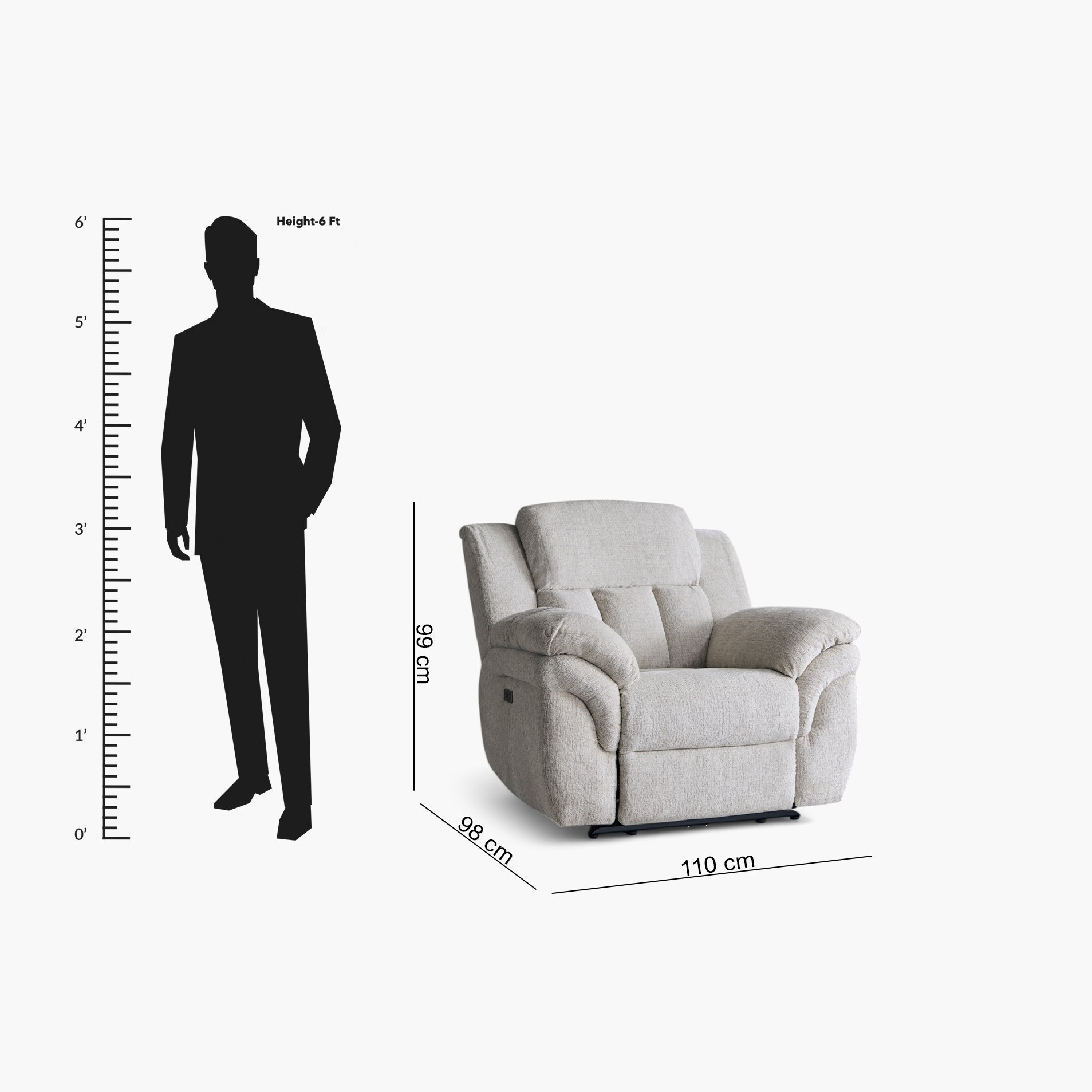 كرسي استرخاء بمساند ذراعين قابل للضبط بالطاقة الكهربائية من ستانفورد-hbxfurniture-sofasandarmchairs-reclinersofas-image-14