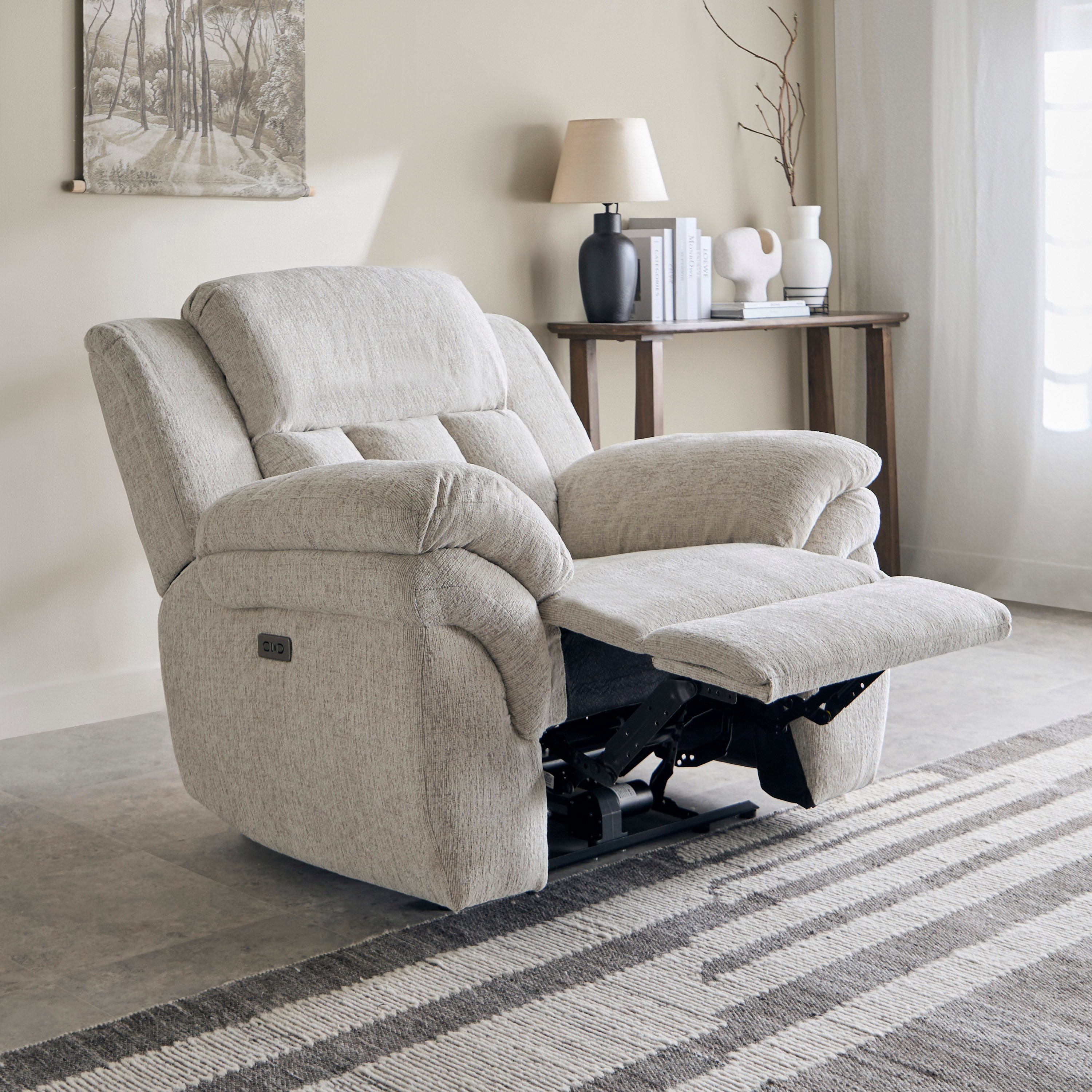 كرسي استرخاء بمساند ذراعين قابل للضبط بالطاقة الكهربائية من ستانفورد-hbxfurniture-sofasandarmchairs-reclinersofas-image-2
