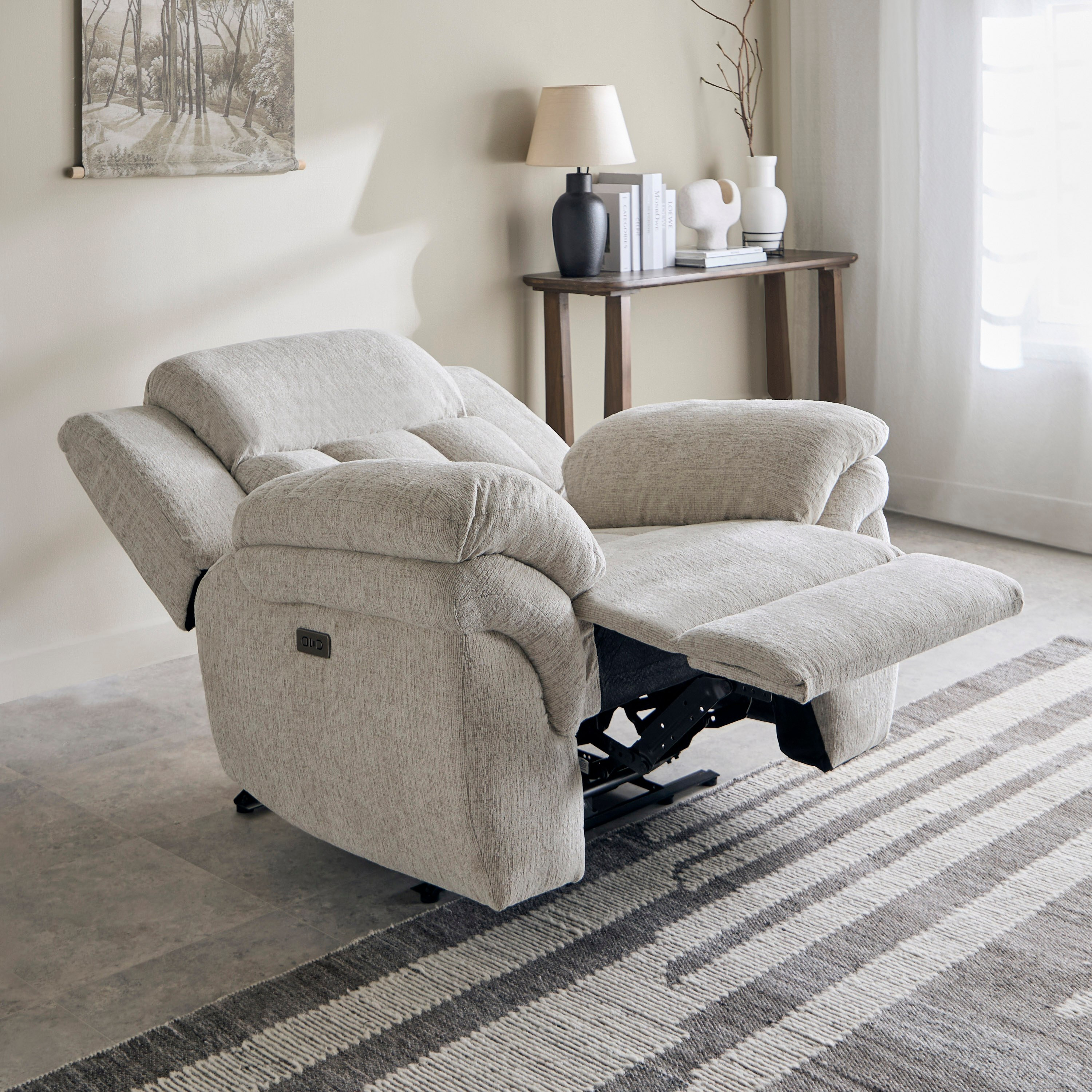 كرسي استرخاء بمساند ذراعين قابل للضبط بالطاقة الكهربائية من ستانفورد-hbxfurniture-sofasandarmchairs-reclinersofas-image-3